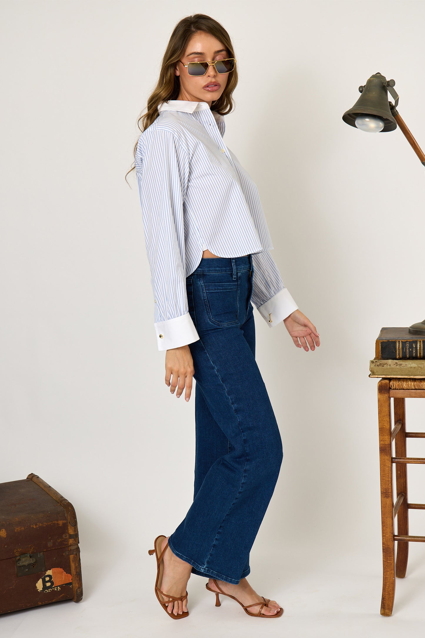 Le Slim Palazzo Modernist Pocket Jean