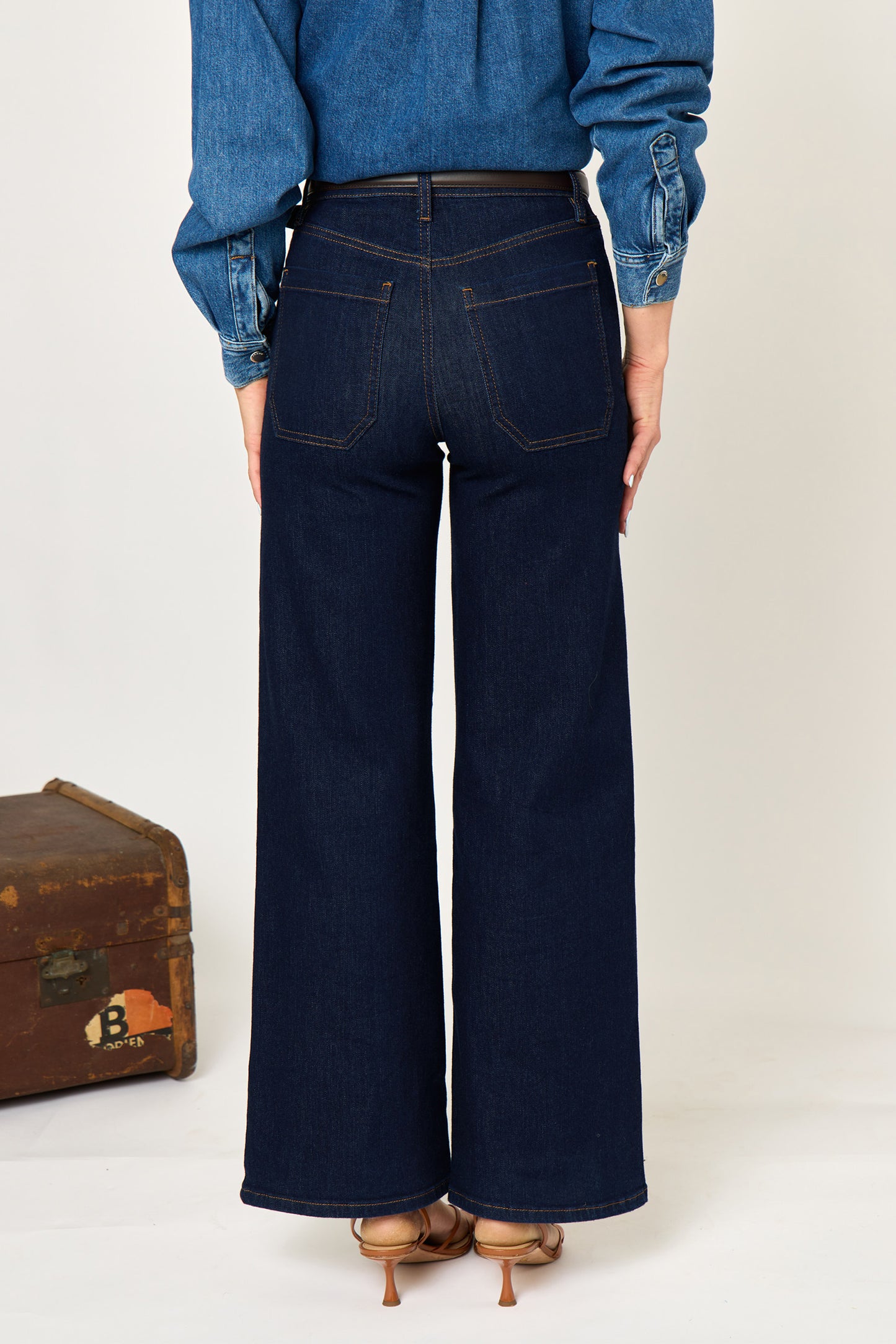 Le Slim Palazzo Modernist Pocket Jean