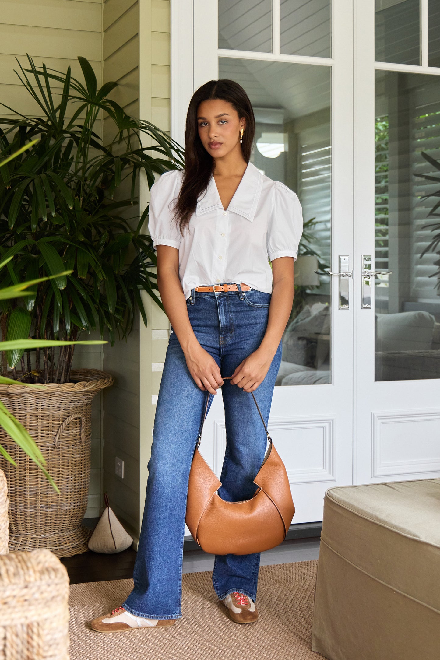 The Poplin Sailor Blouse