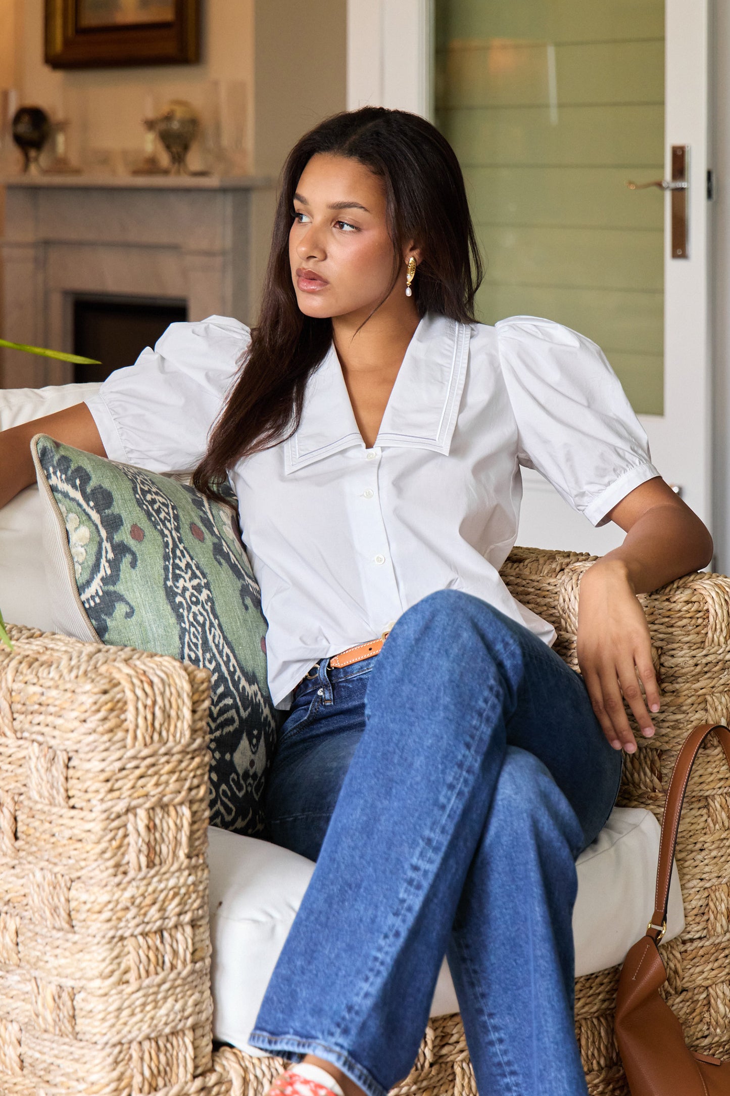 The Poplin Sailor Blouse