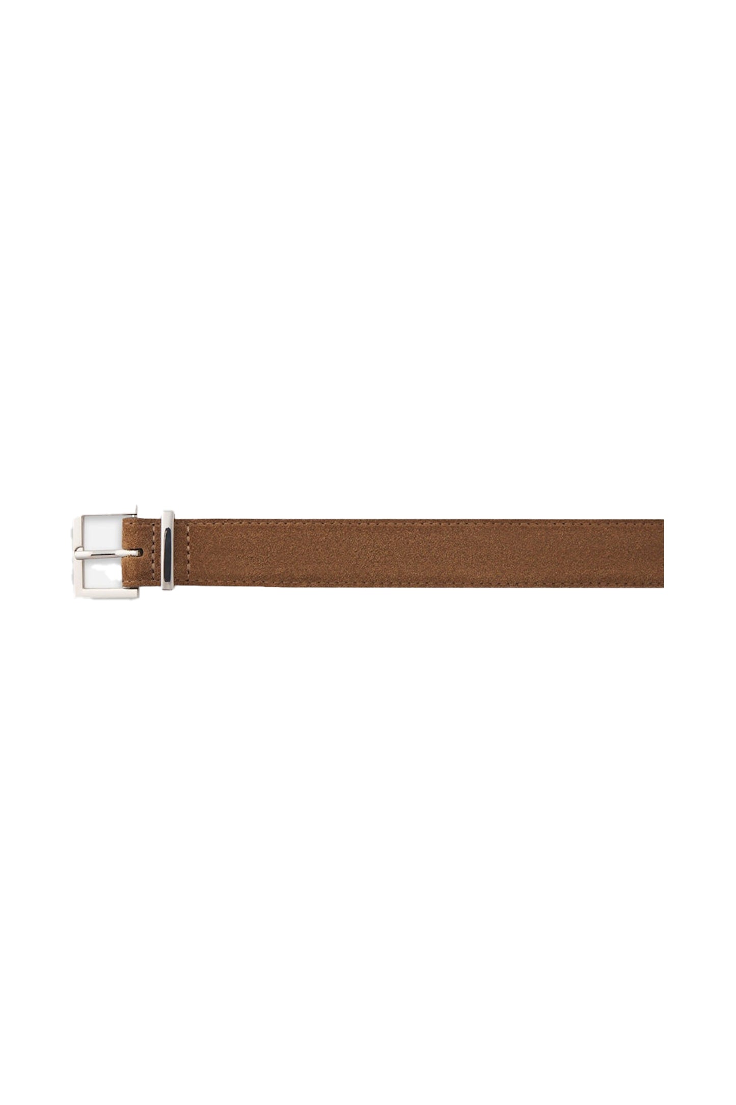 The Suede Square Buckle Belt
