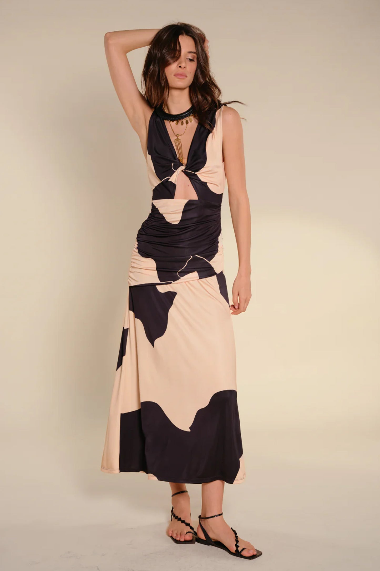 Horizonte Mistico Ankle Dress