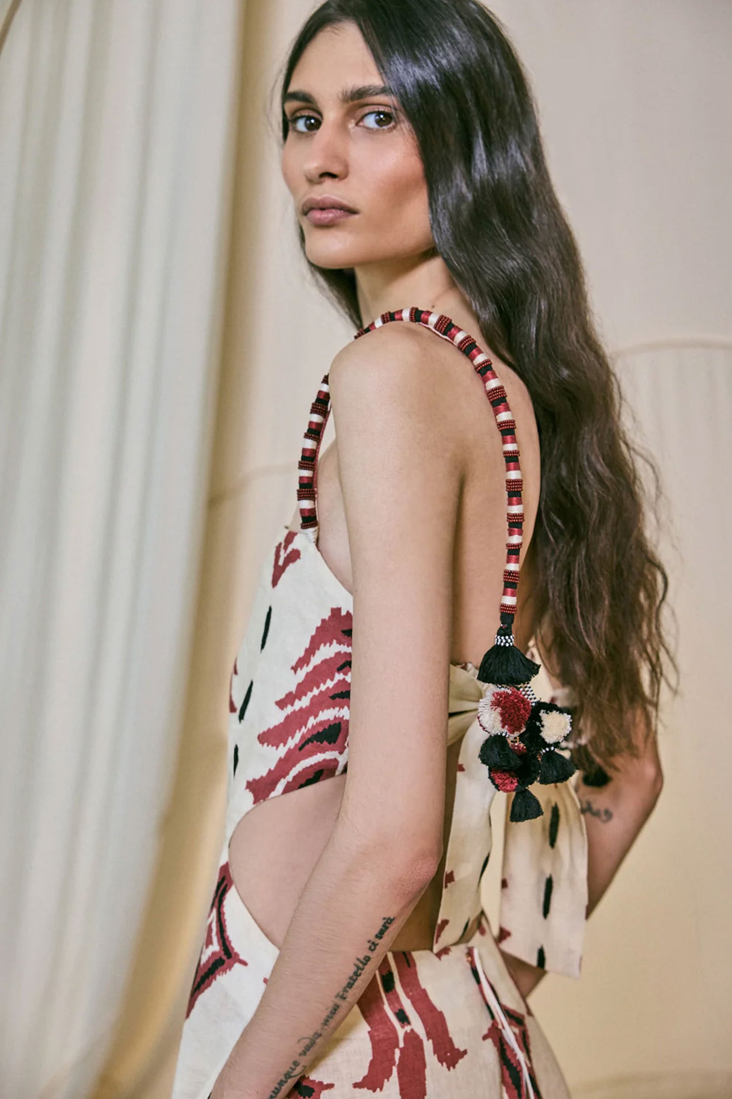 Palm Of Tiahuanaco Midi Dress - FINAL SALE