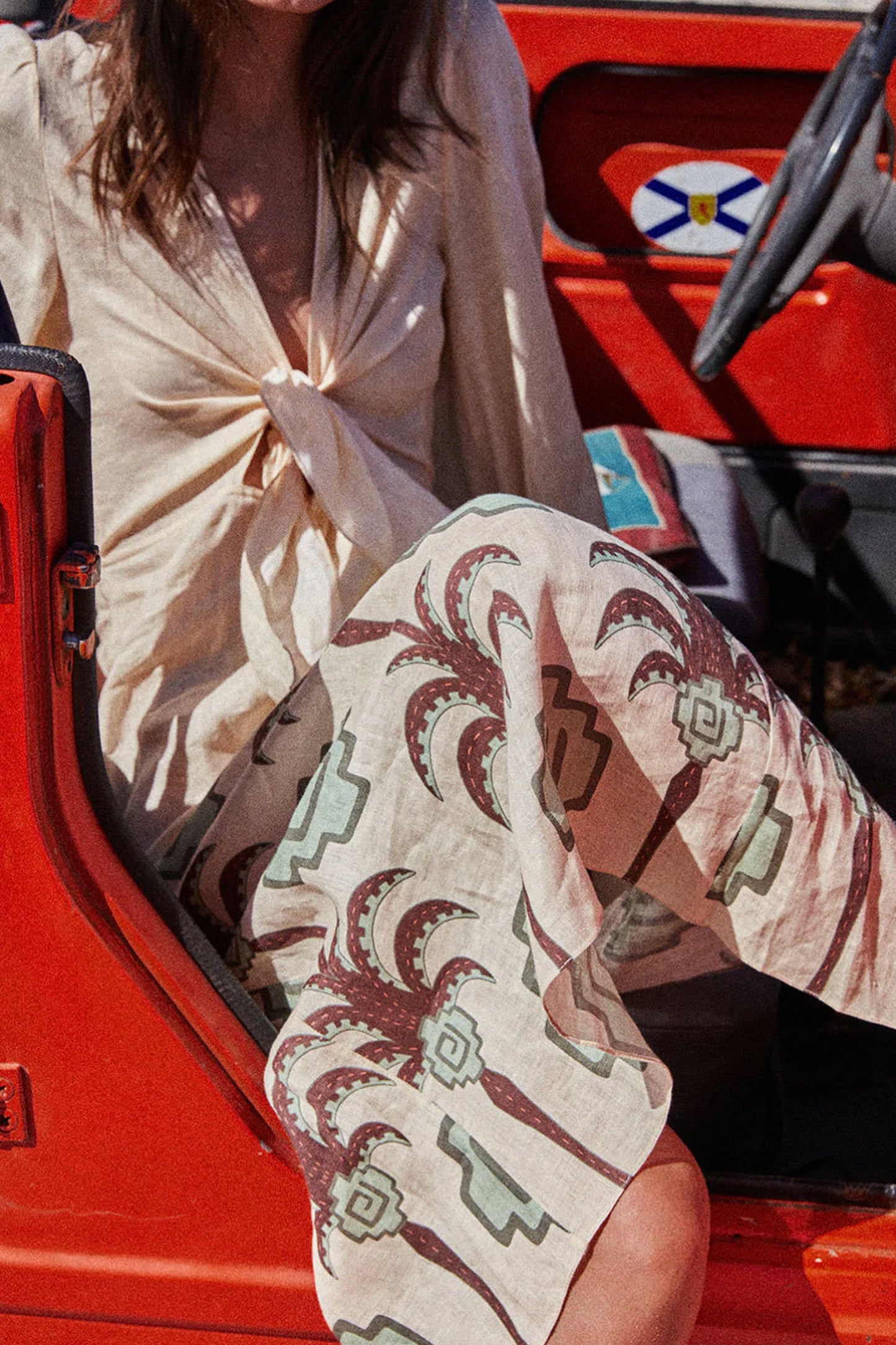 Sailing Flags Ankle Dress