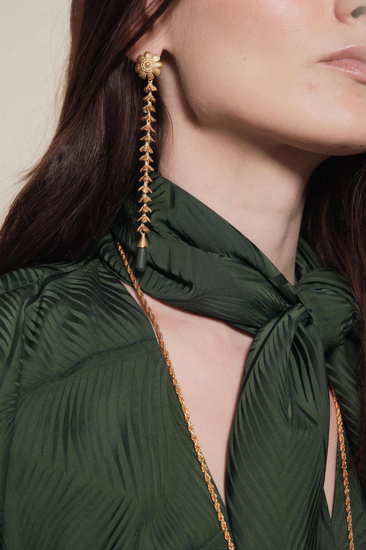 Jacquard Sin Fin Wrap Dress