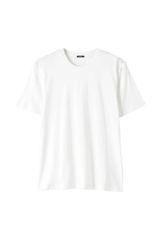 Round Neck Cotton Silk Tee