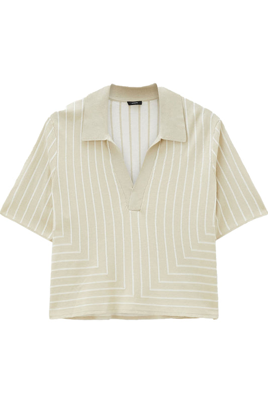 Geometric Jacquard Top