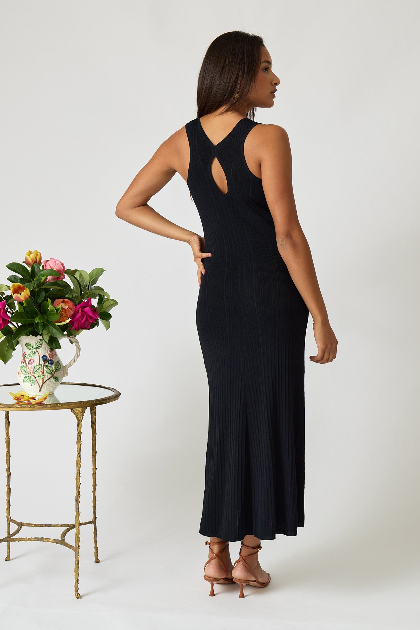 Cutout Rib Dress