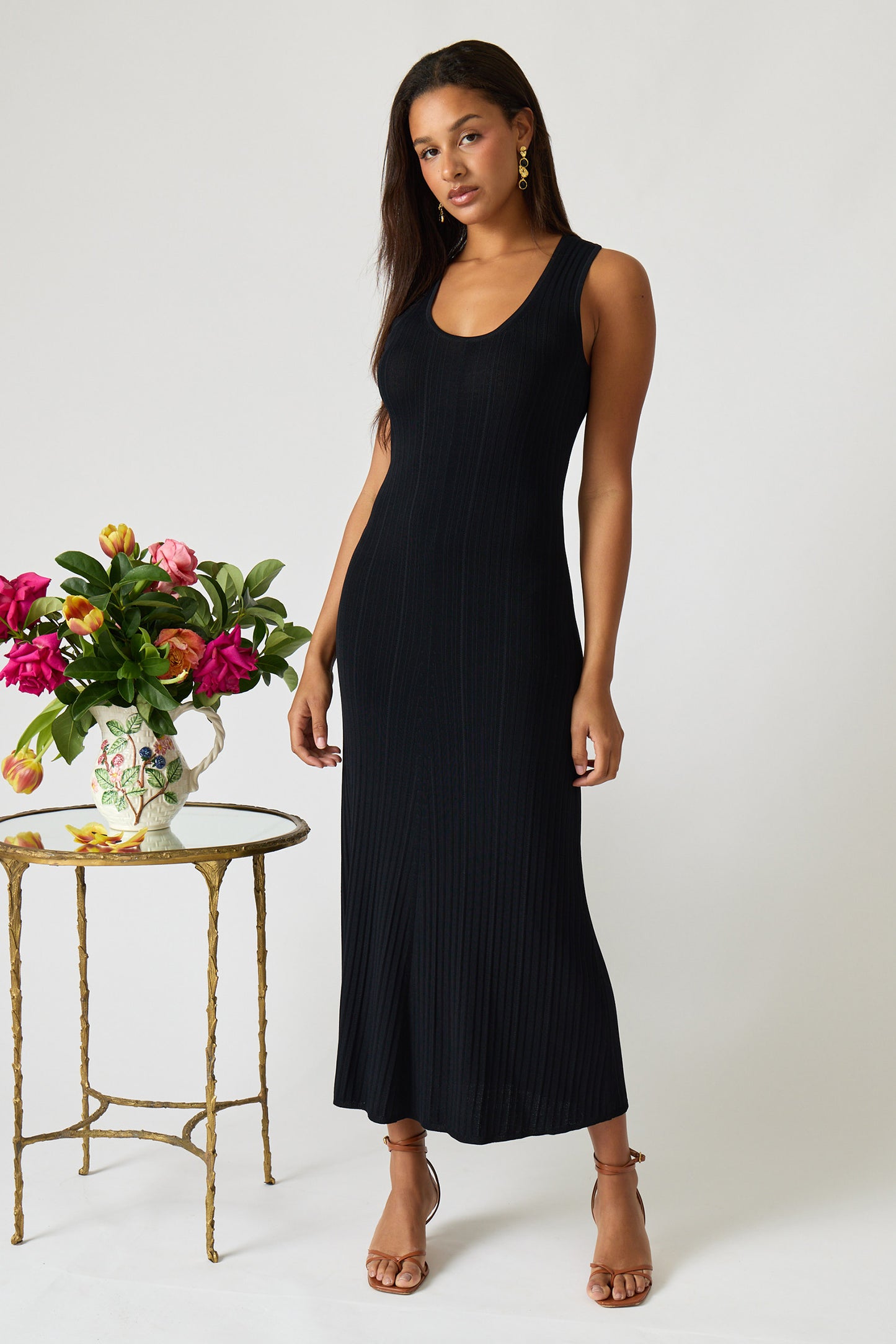 Cutout Rib Dress