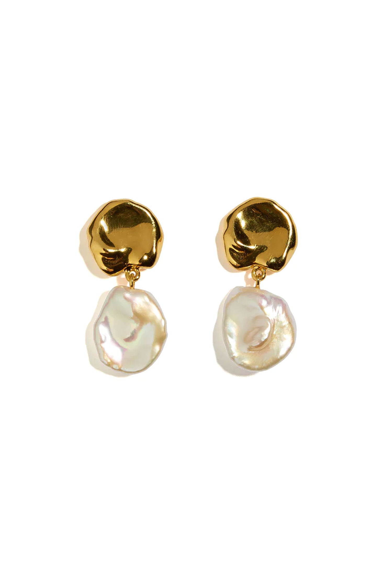 Coin Reflection Earrings