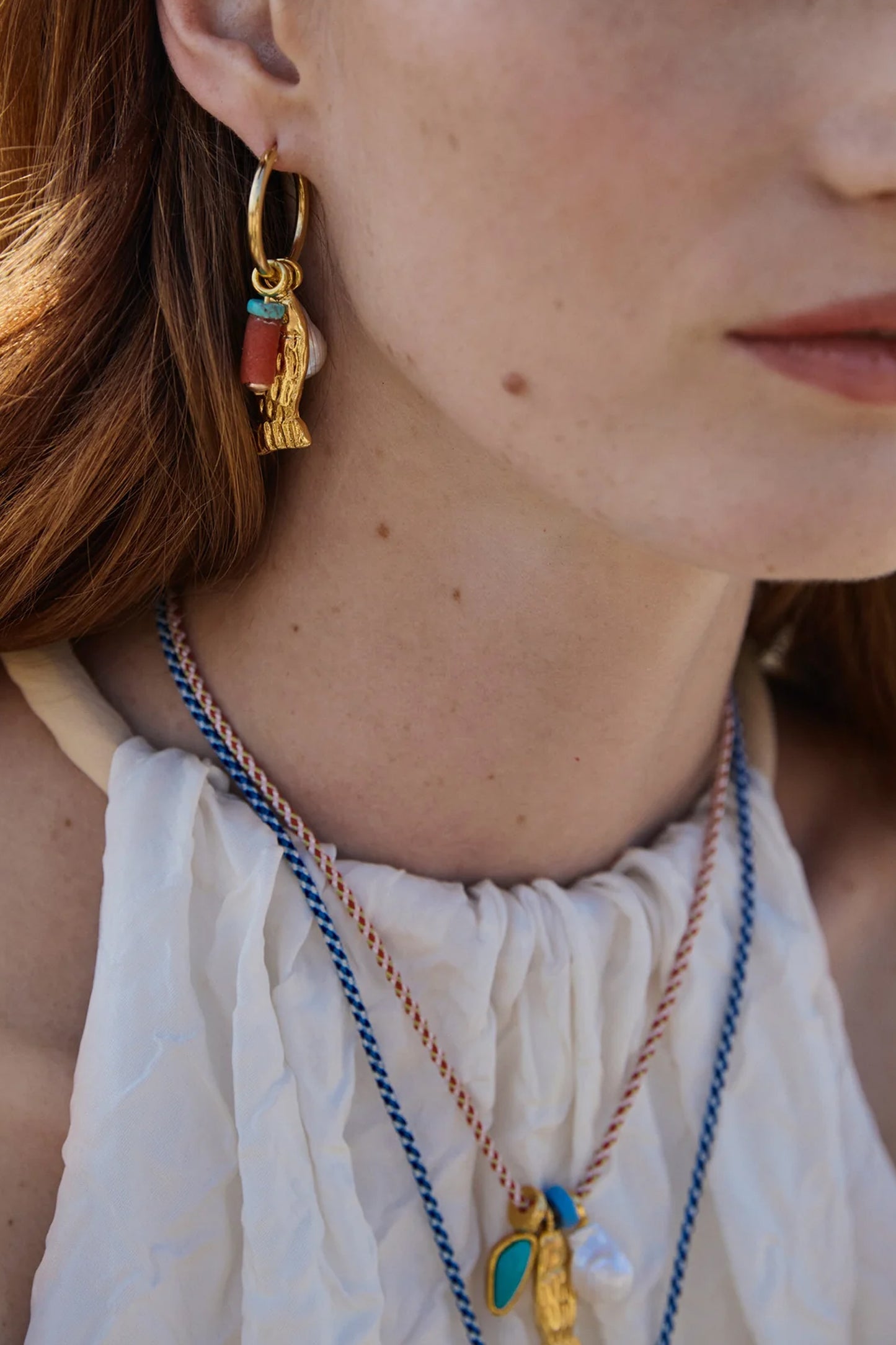 Minnow Hoop Earrings