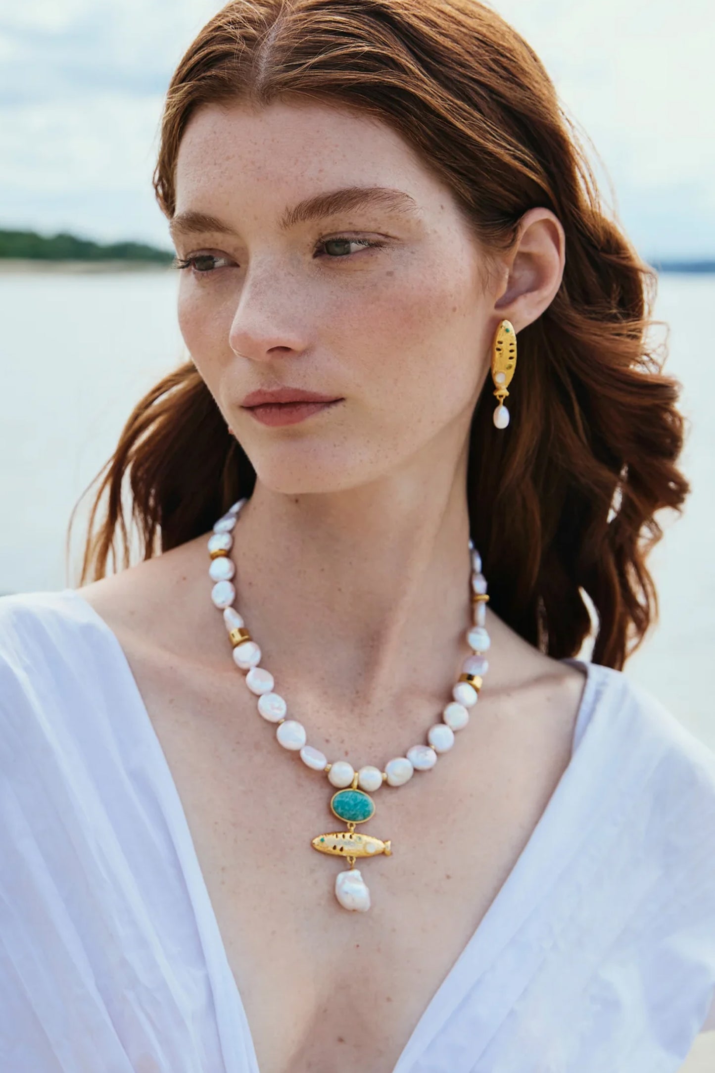 Sardina Pearl Earrings