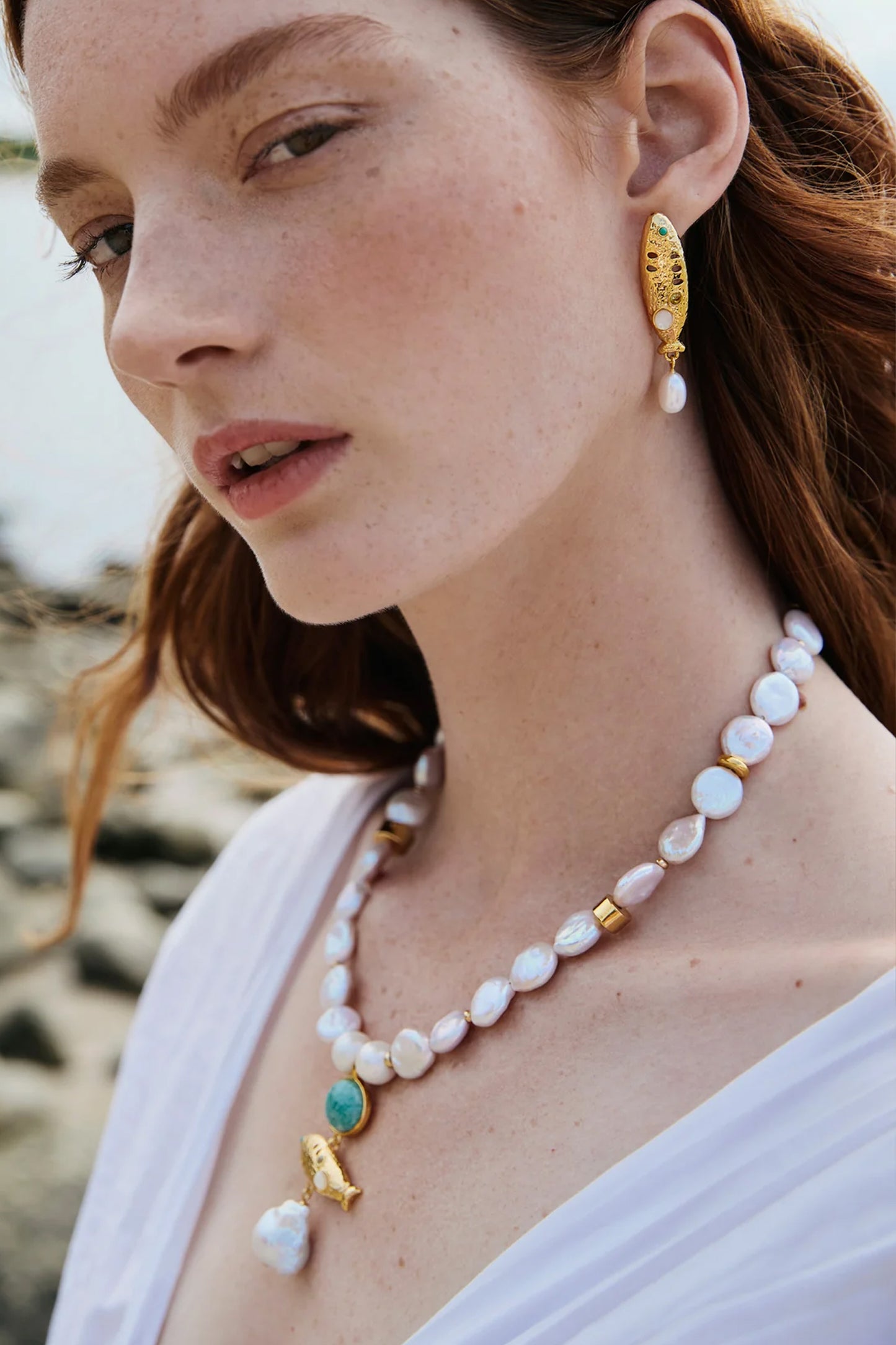 Sardina Pearl Earrings