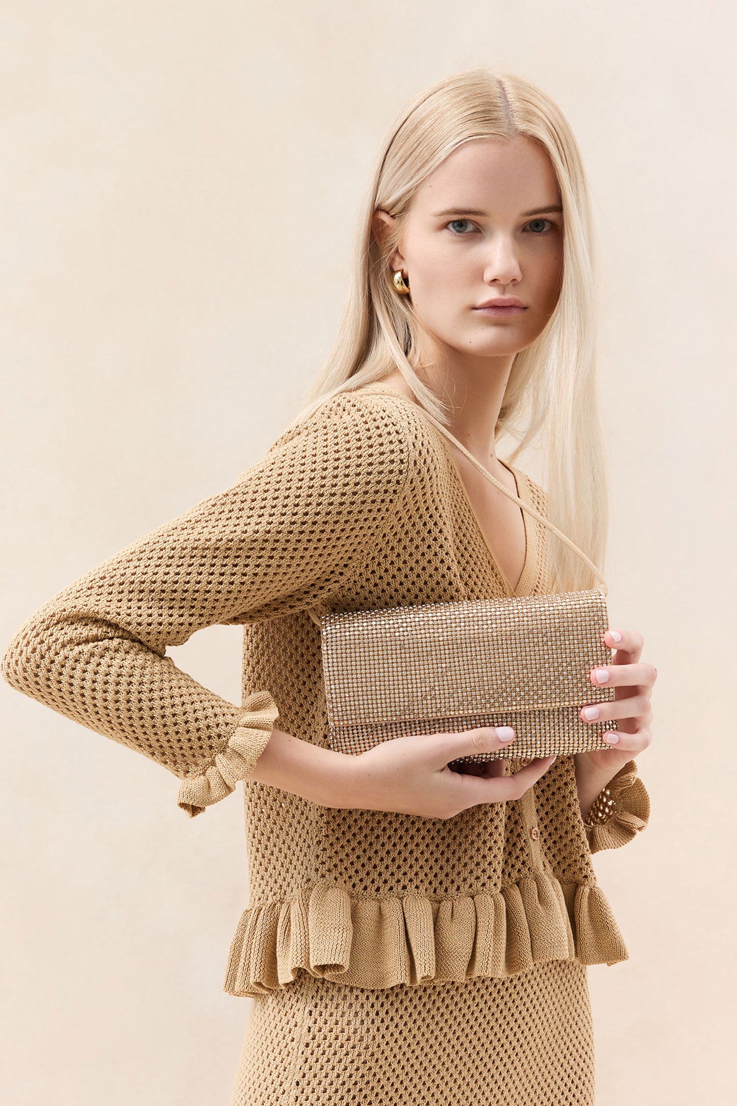 Charlee Flap Clutch