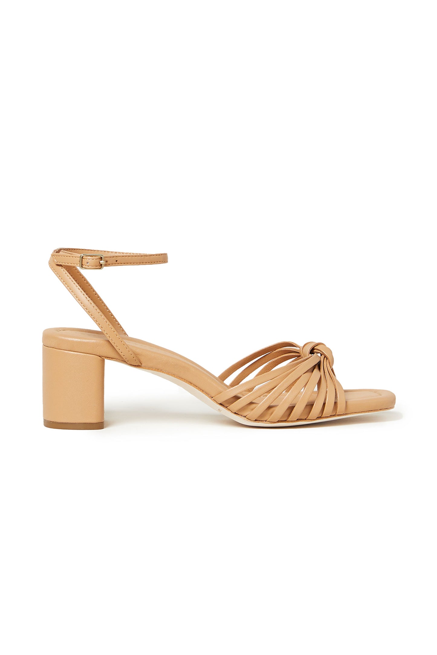 Olivia Leather Knot Heel