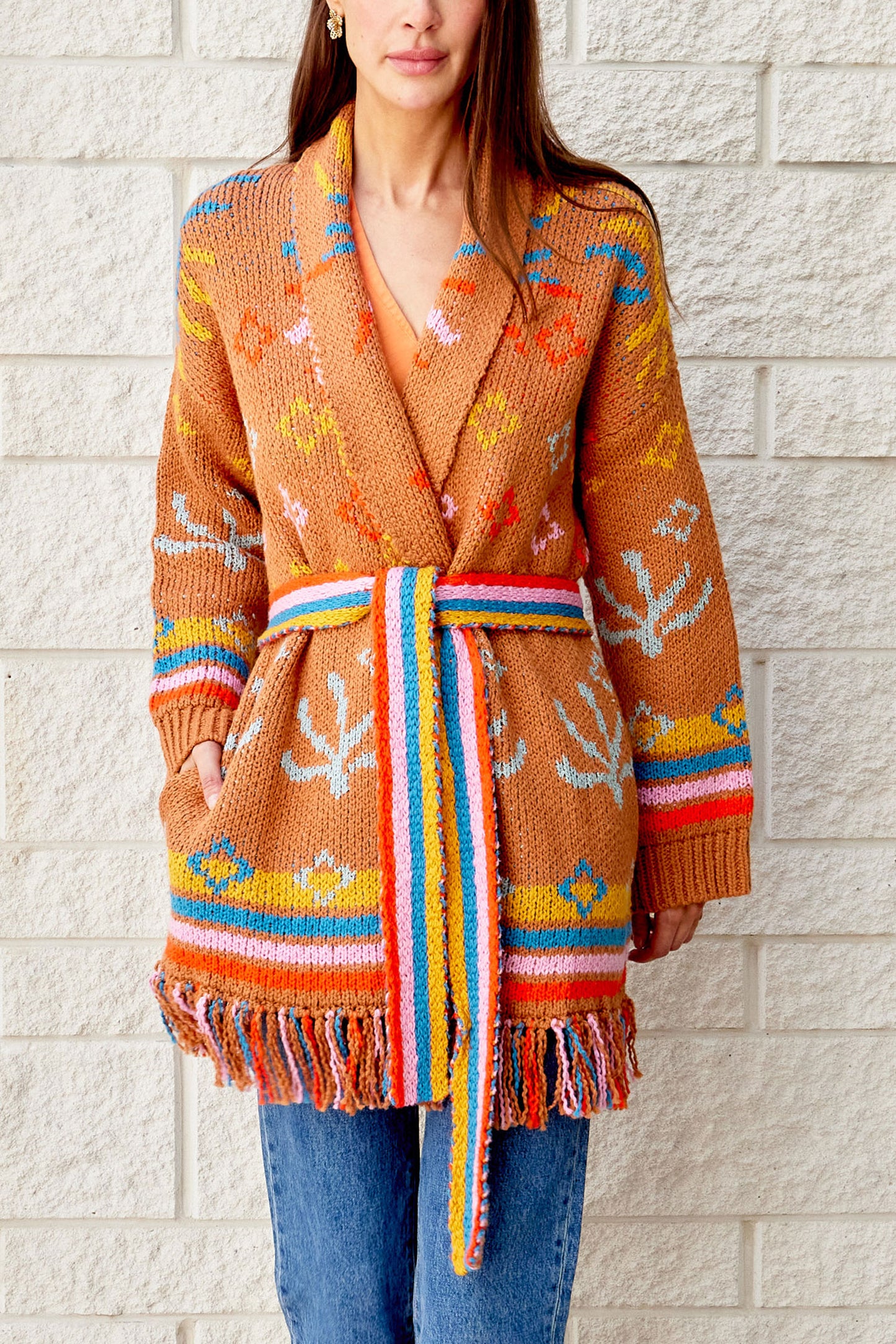 Sun Jacquard Robe