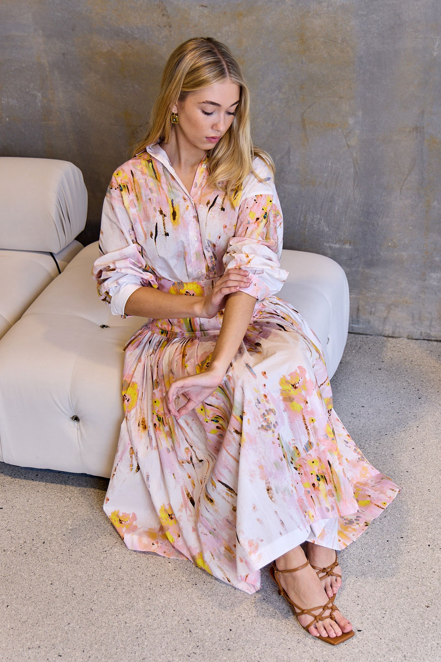 Abstract Pattern Skirt - FINAL SALE