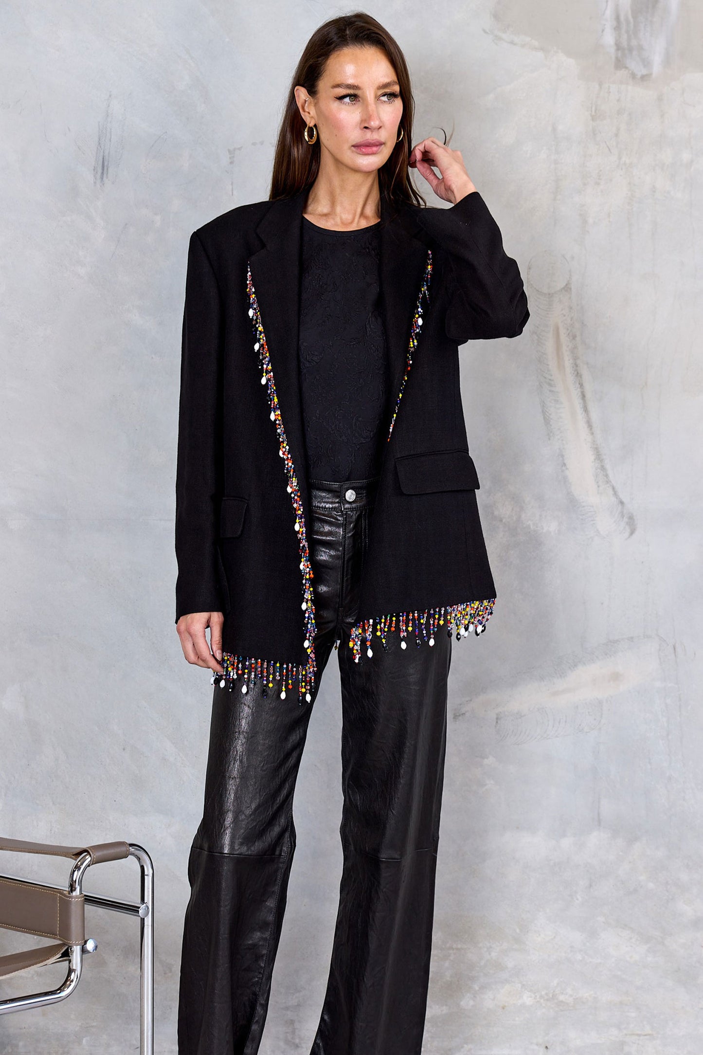 Beaded Application Jacket - FINAL SALE