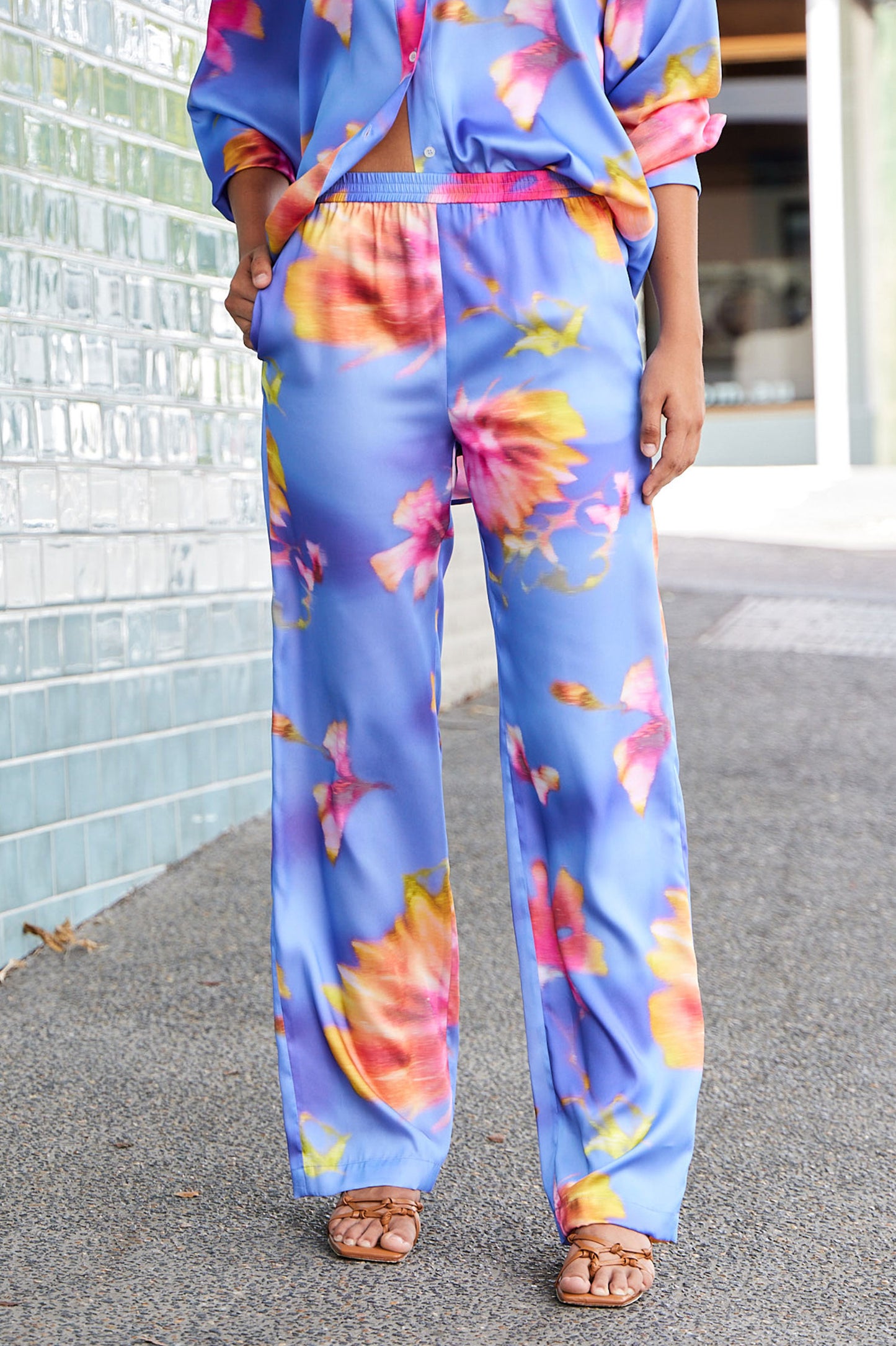 Floral Print Pants