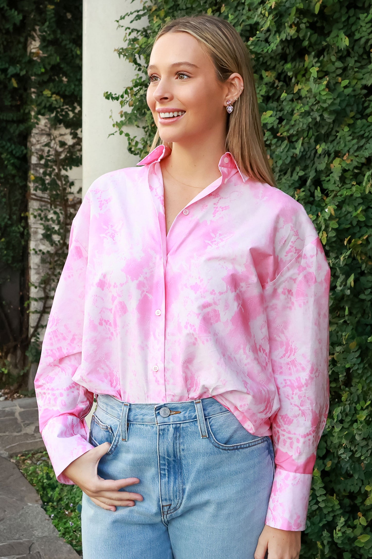 Graphic Print L/Slv Shirt