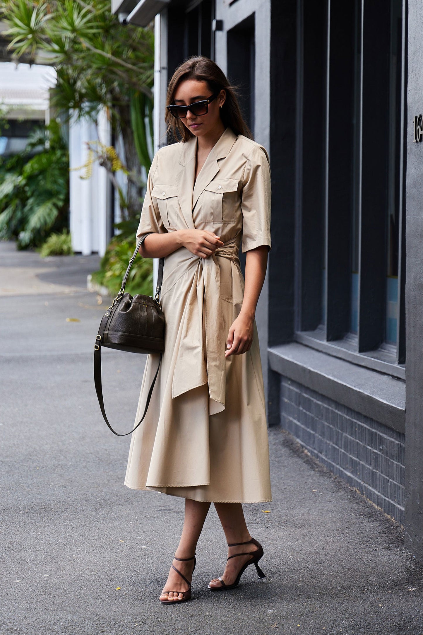 Wraparound Midi Dress