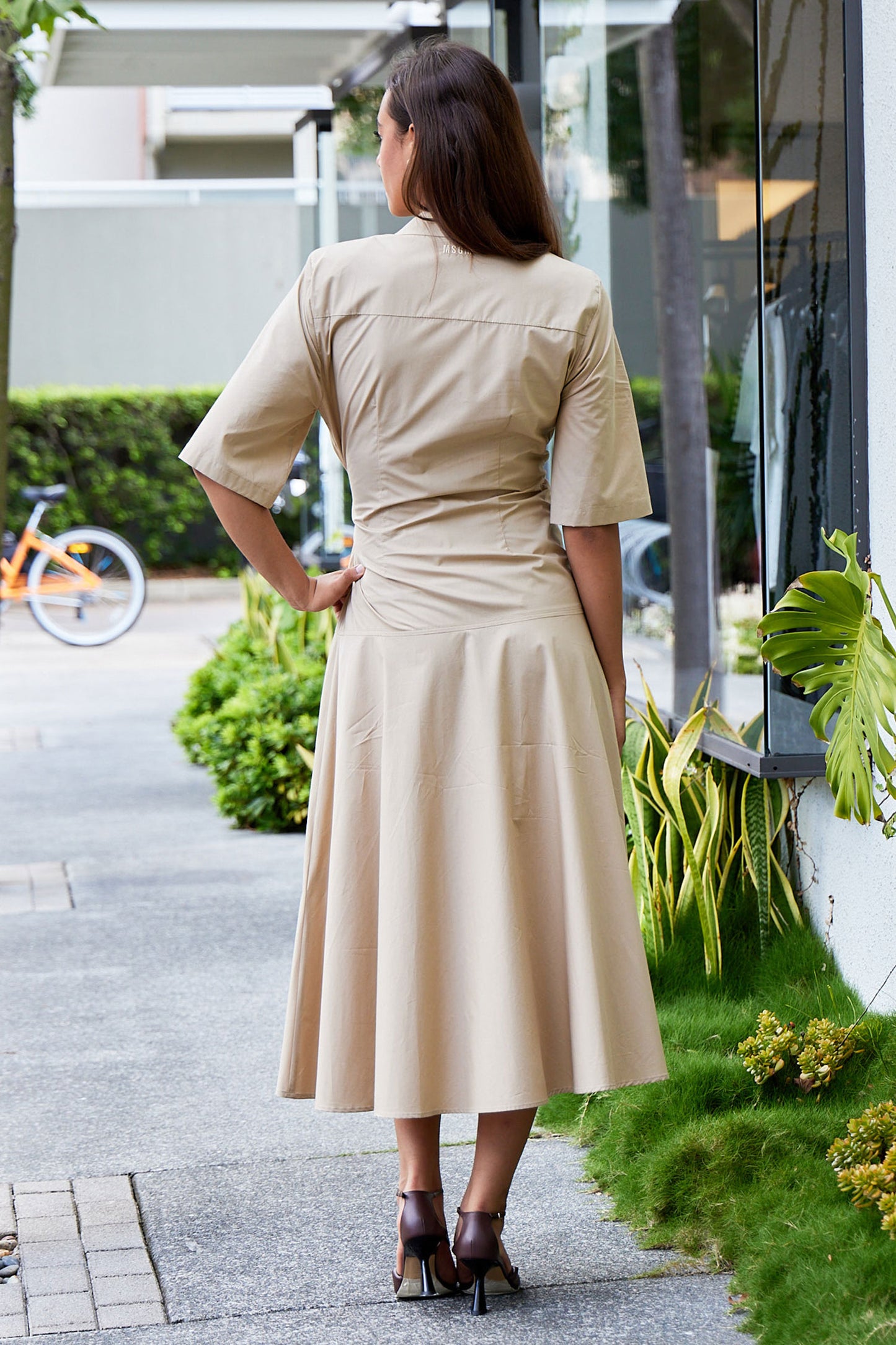 Wraparound Midi Dress