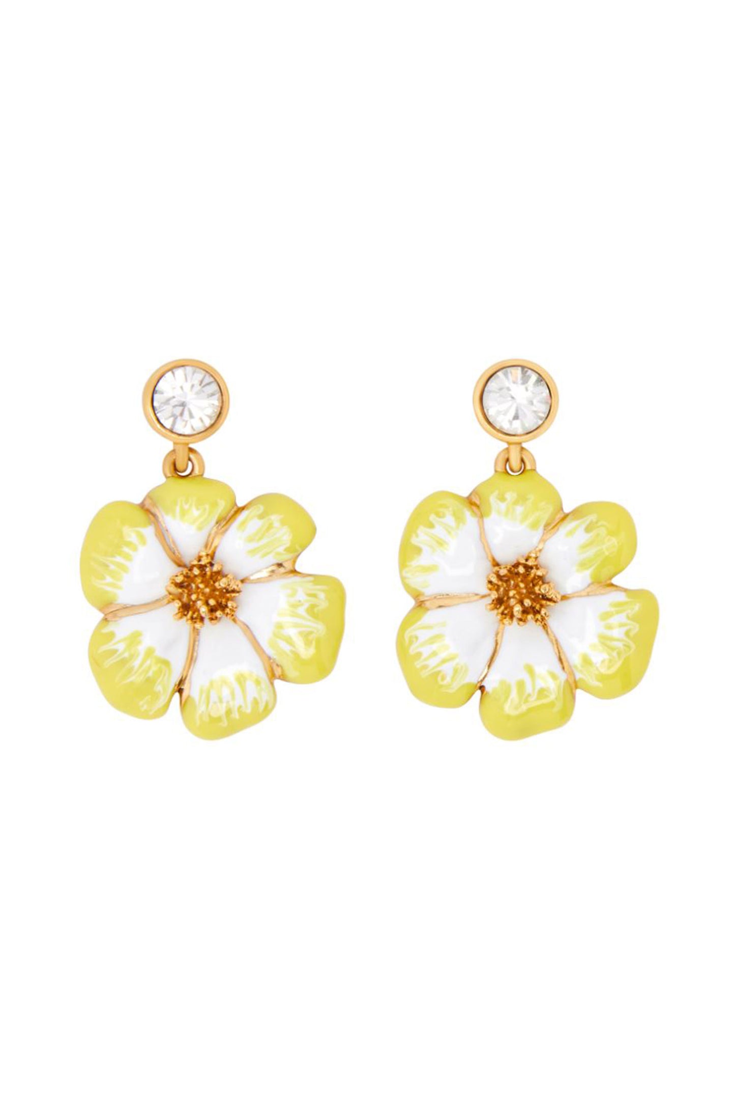 Enamel Flower Earring