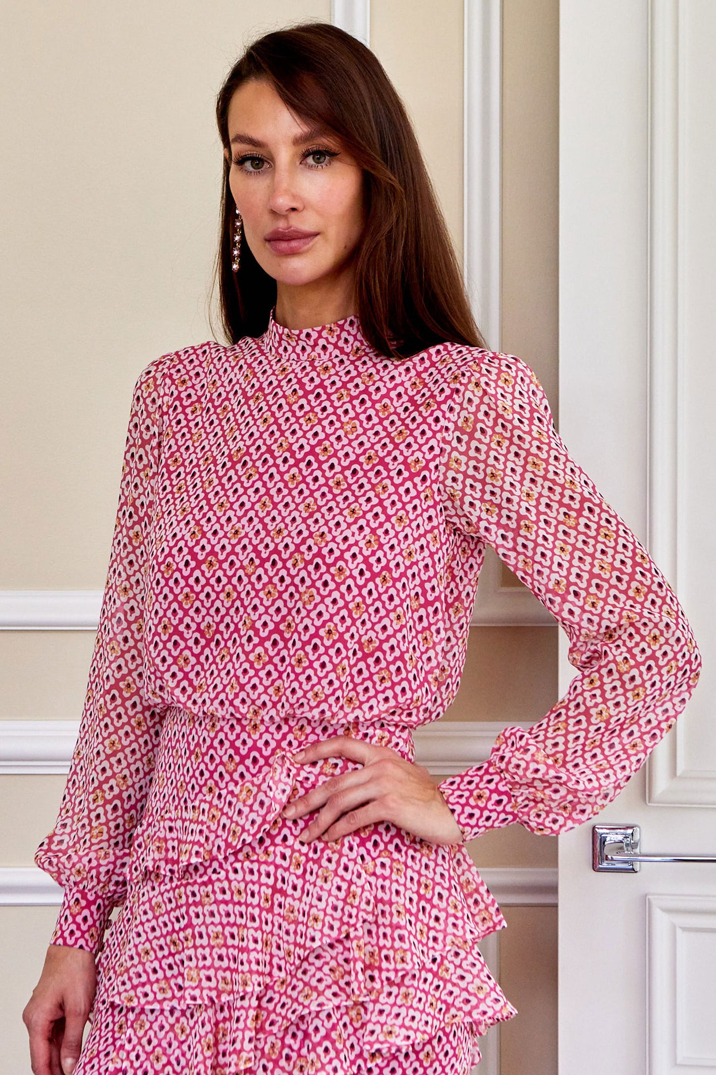 Isa Ruffle Dress