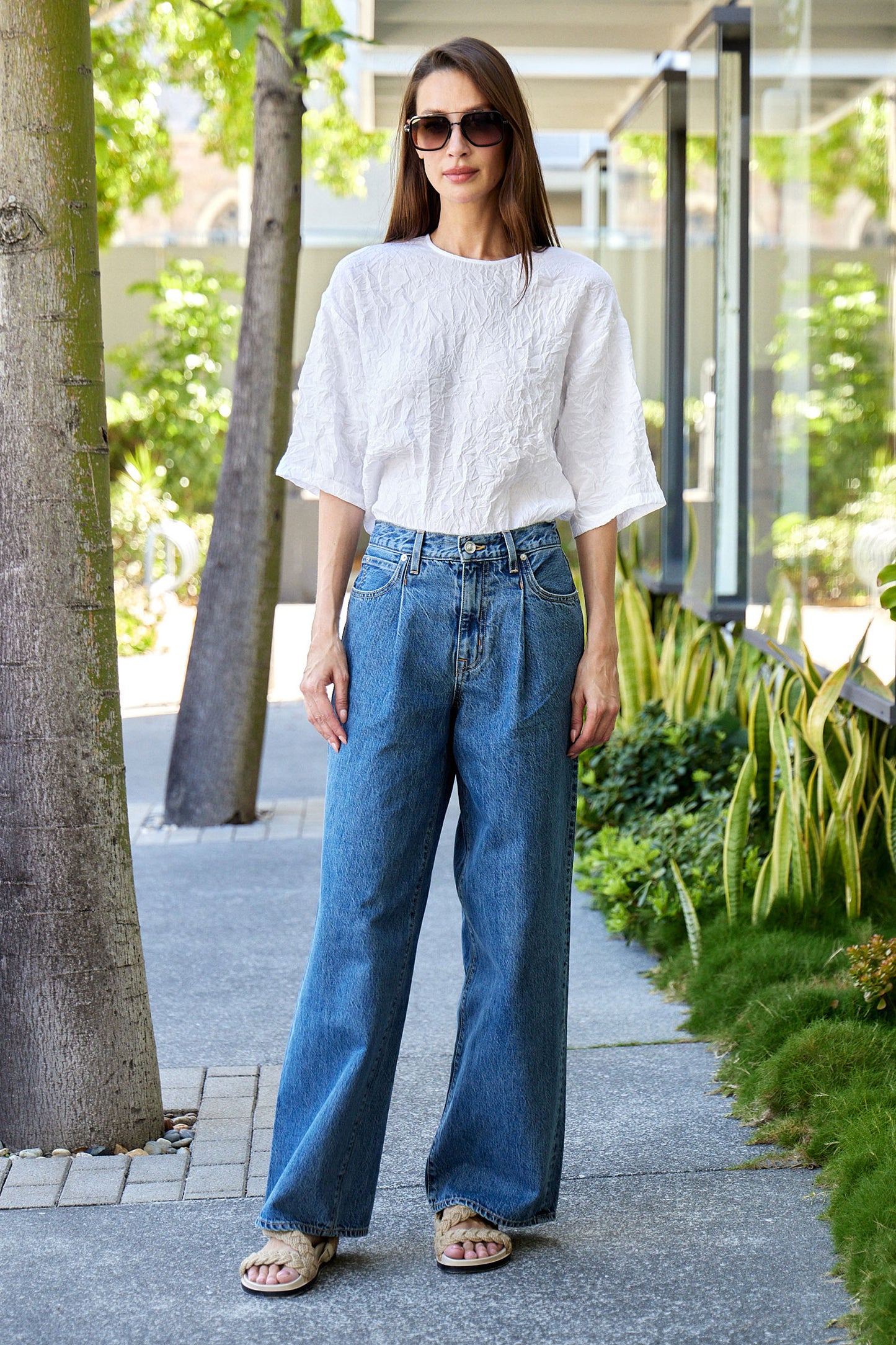 Abby Mid Rise Wide Jean - FINAL SALE