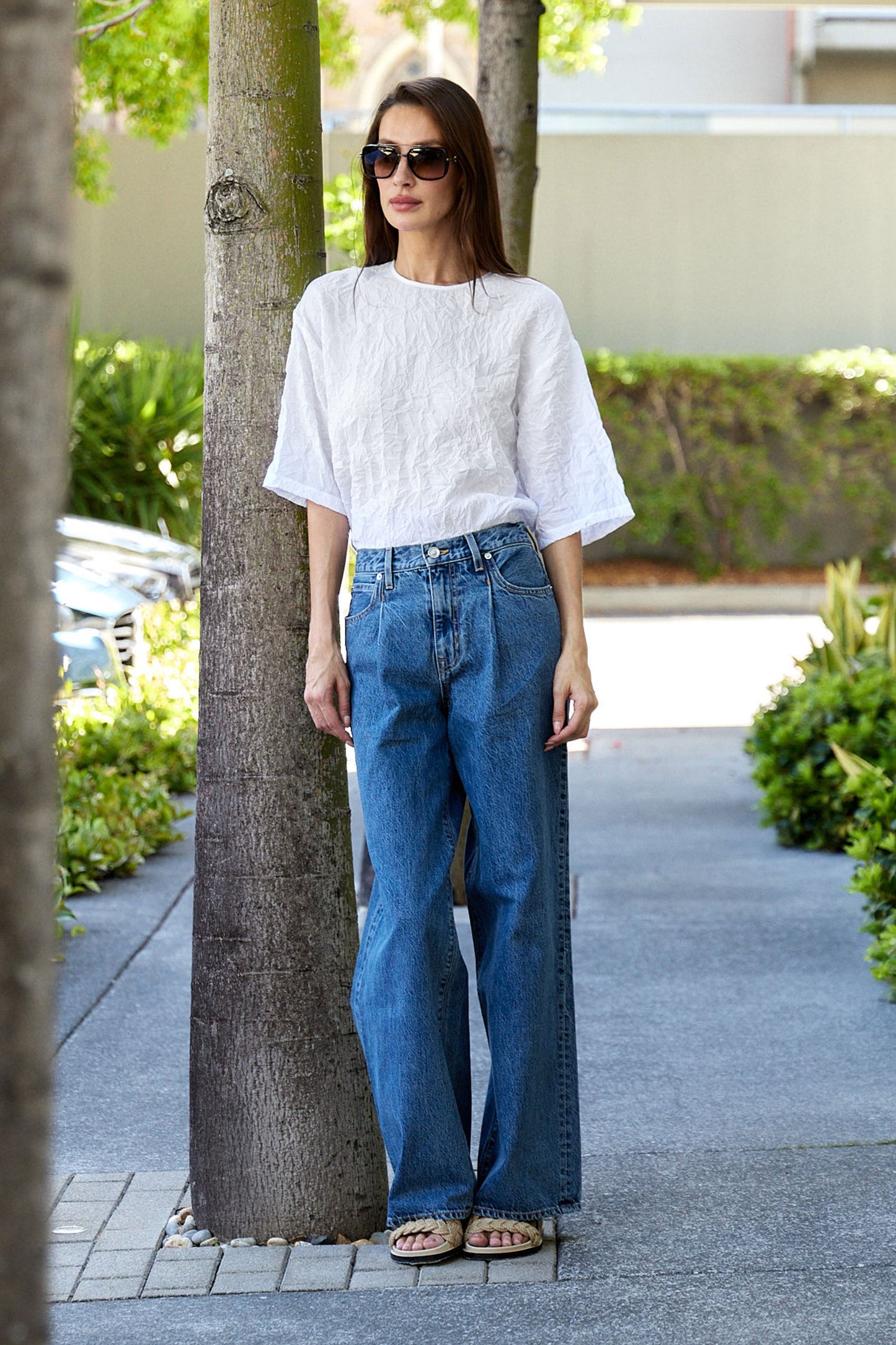 Abby Mid Rise Wide Jean - FINAL SALE