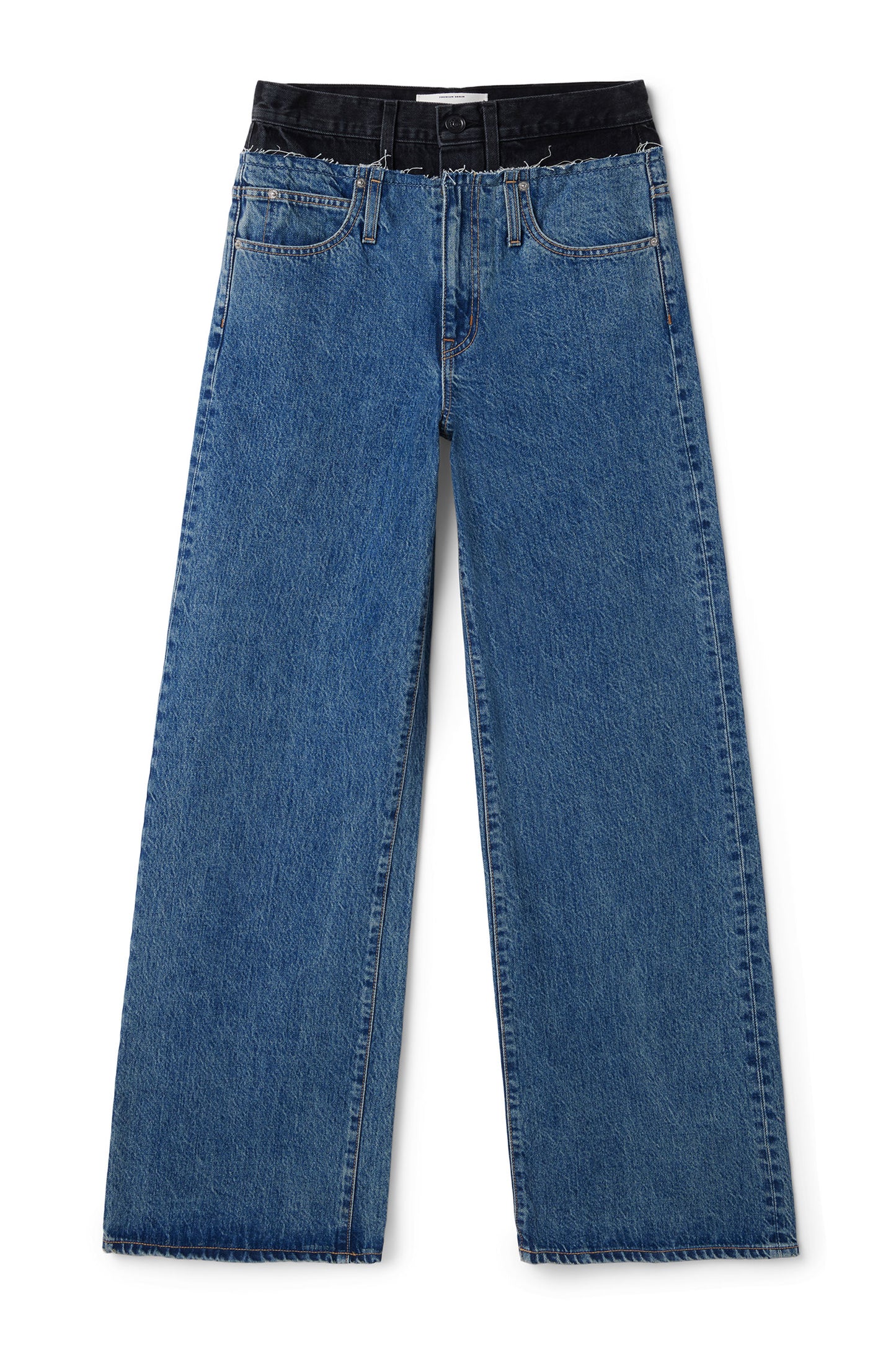 Re-Worked Eva Double Waistband Jean