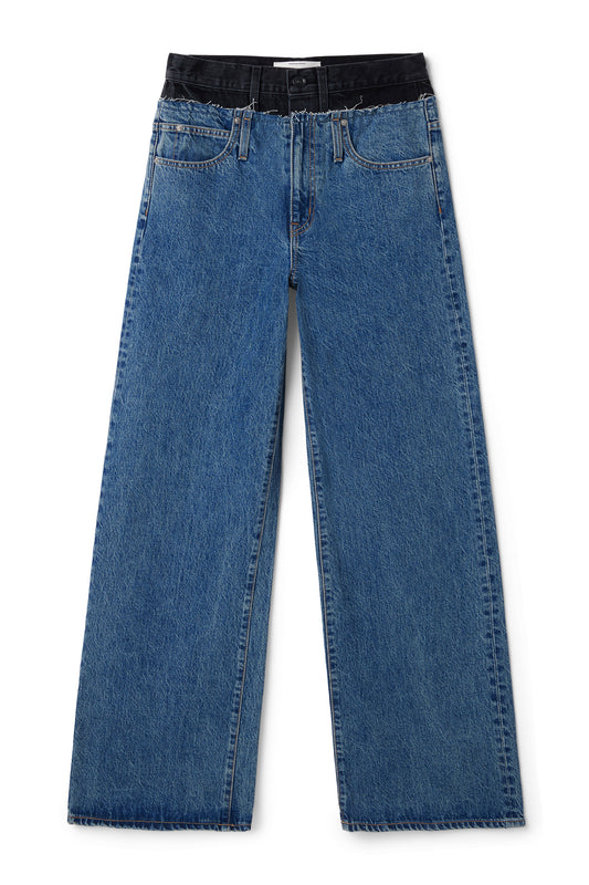 Re-Worked Eva Double Waistband Jean - FINAL SALE