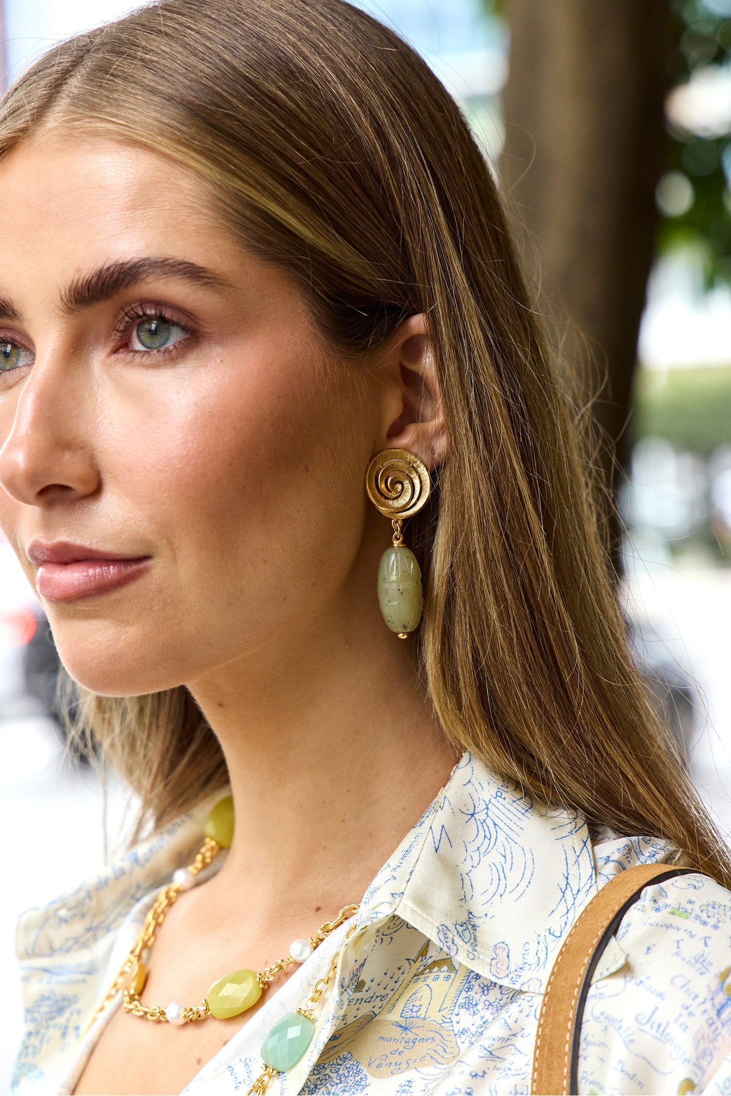 Spiral Top Earrings