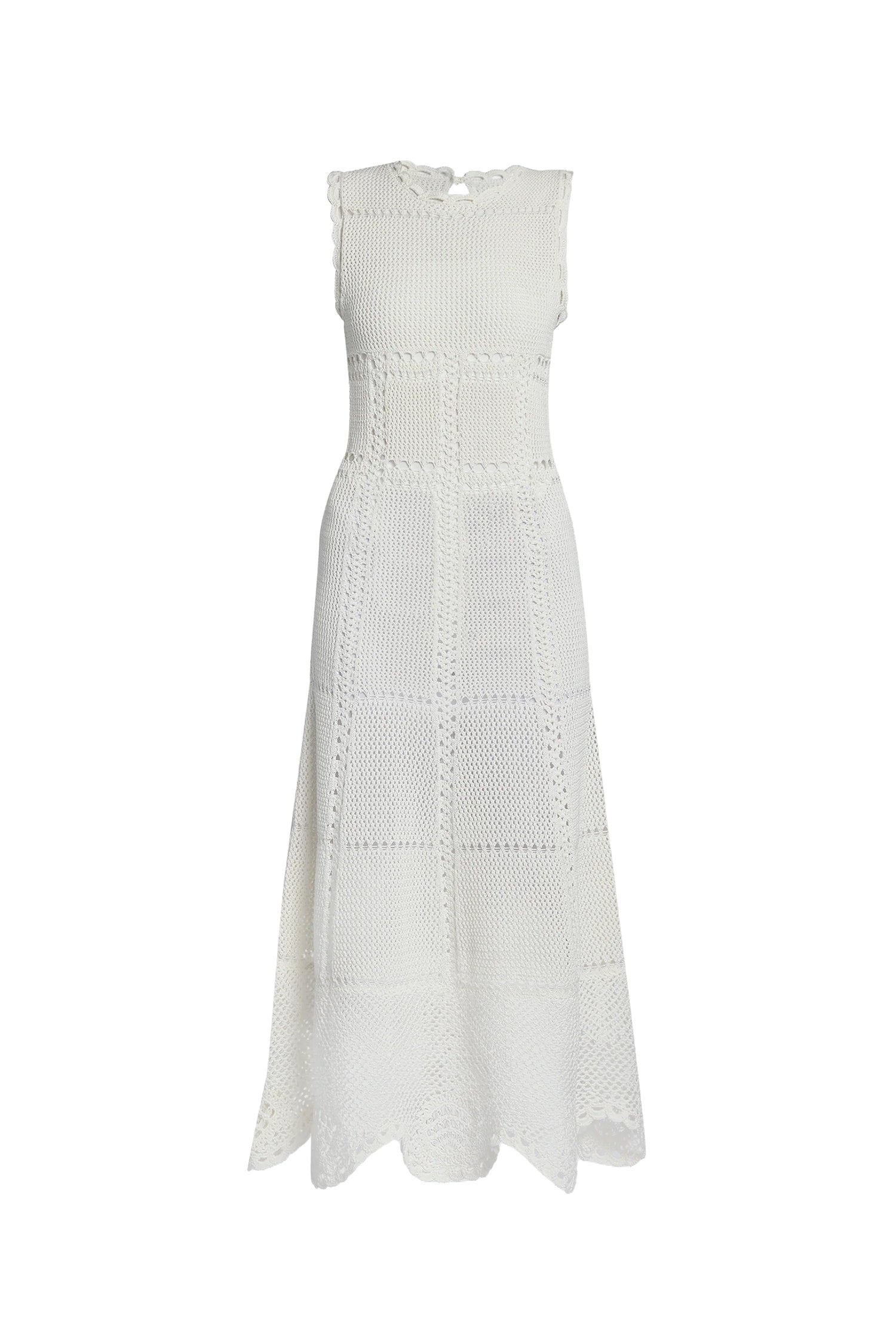 Crochet Fit and Flared Midi Dress Samantha Ogilvie Crochet Fit and Flared Midi Dress Samantha Ogilvie