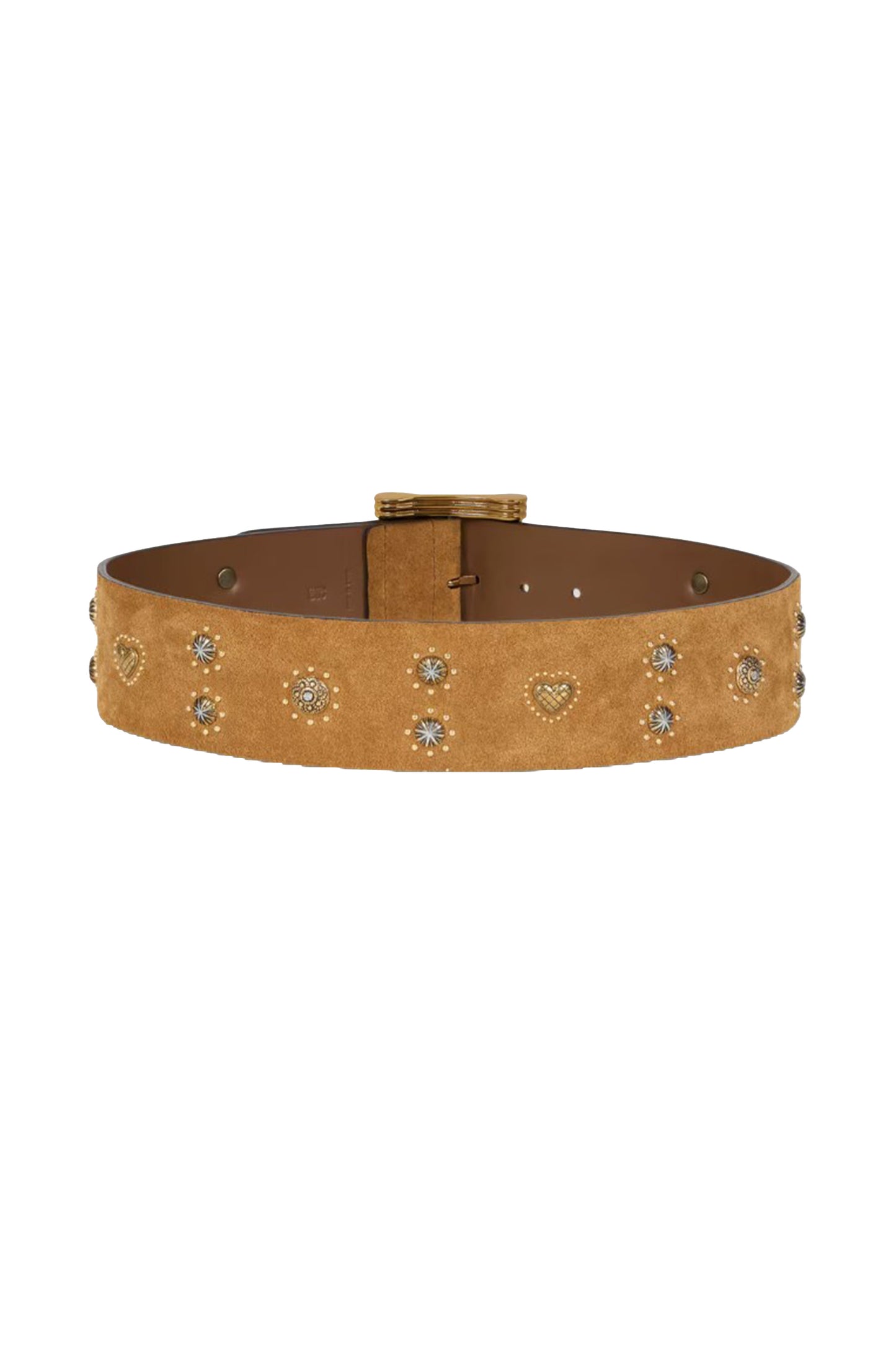 Suede Studs Belt
