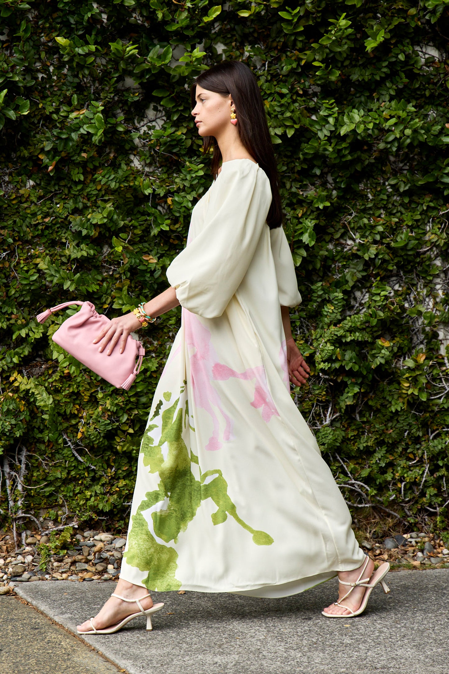 Romantic Voluminous Sleeve Dress