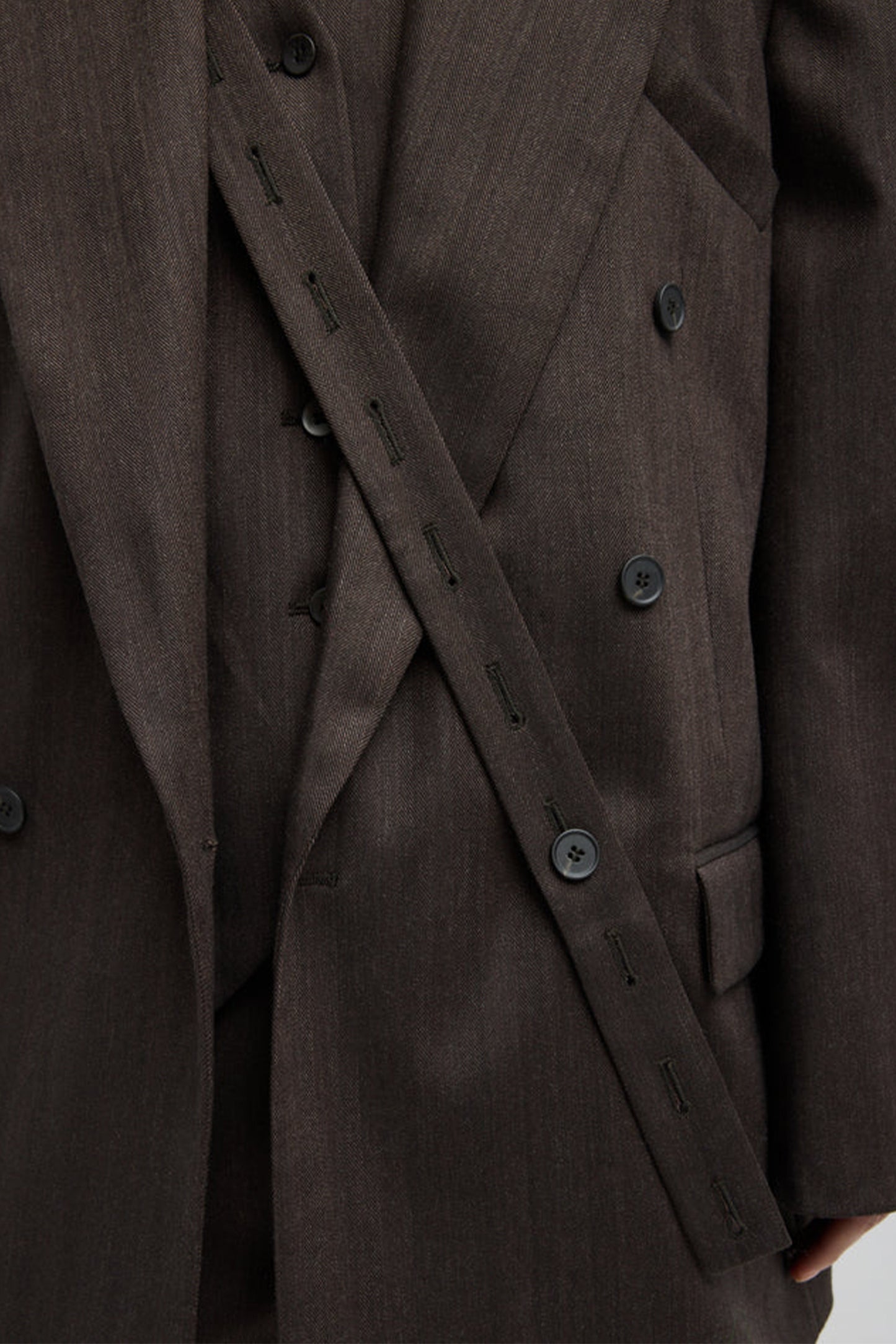 Herringbone Suiting Easymens Blazer