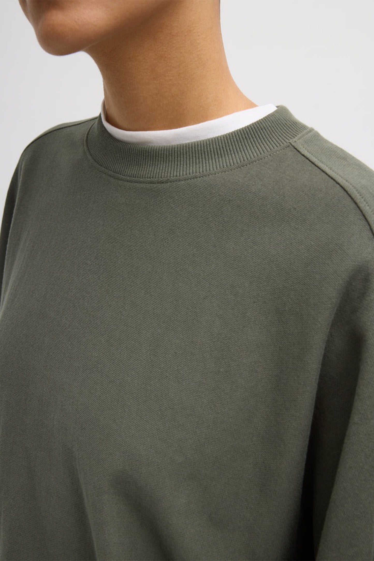 Light Weight Sweatshirting Crewneck Sweatshirt