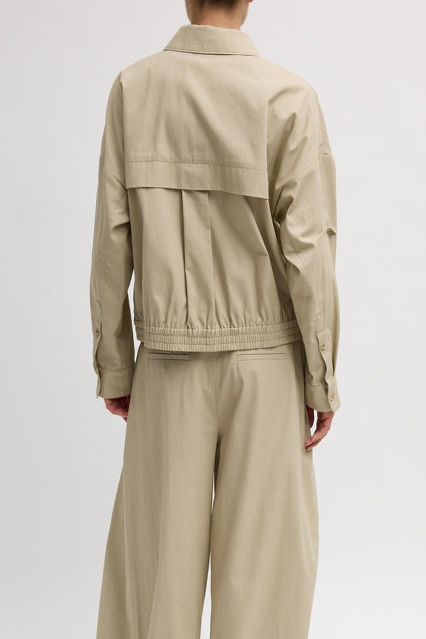 Luxe Spring Twill Bomber