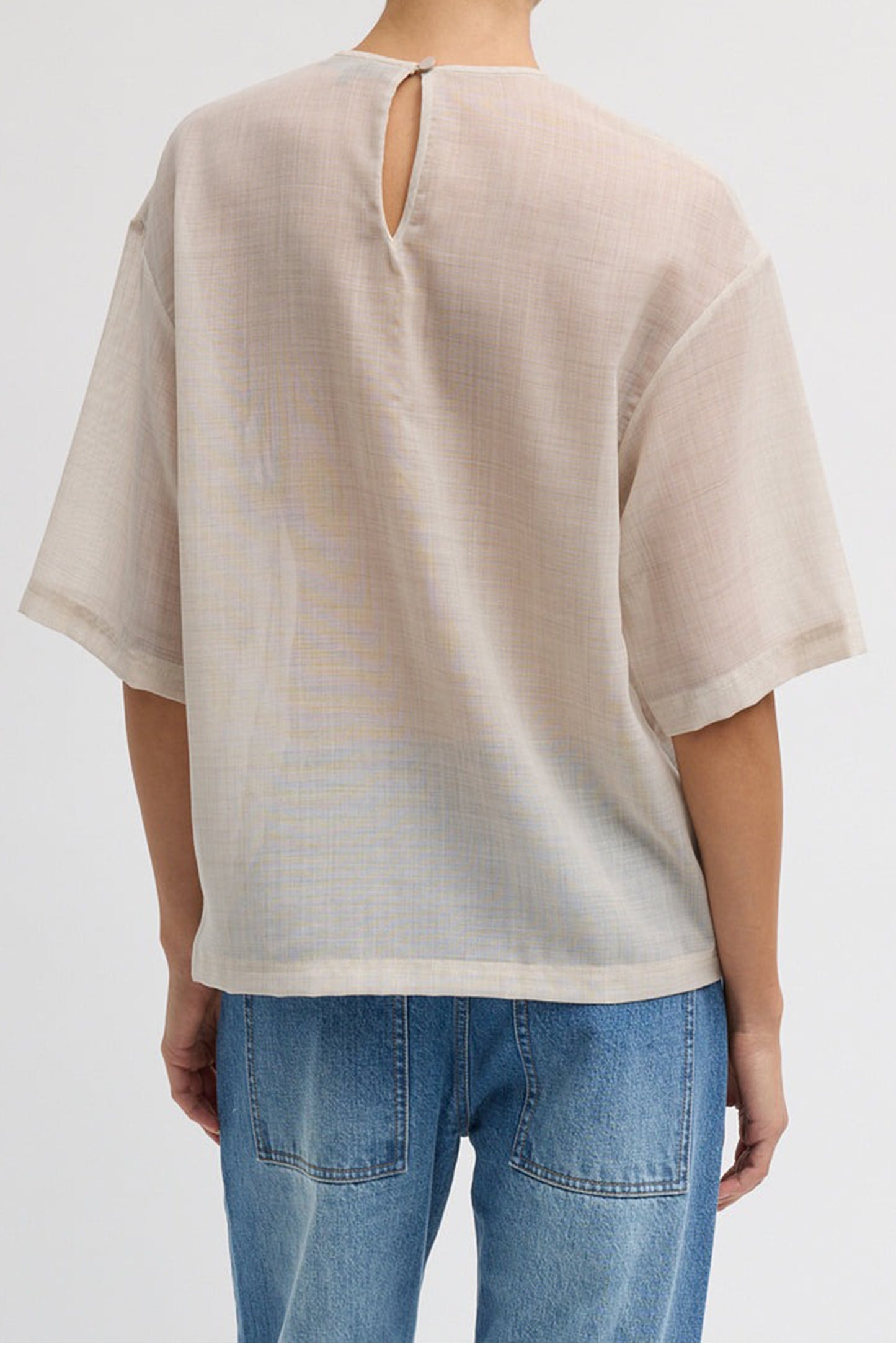 Sheer Wool Gauze Easy T