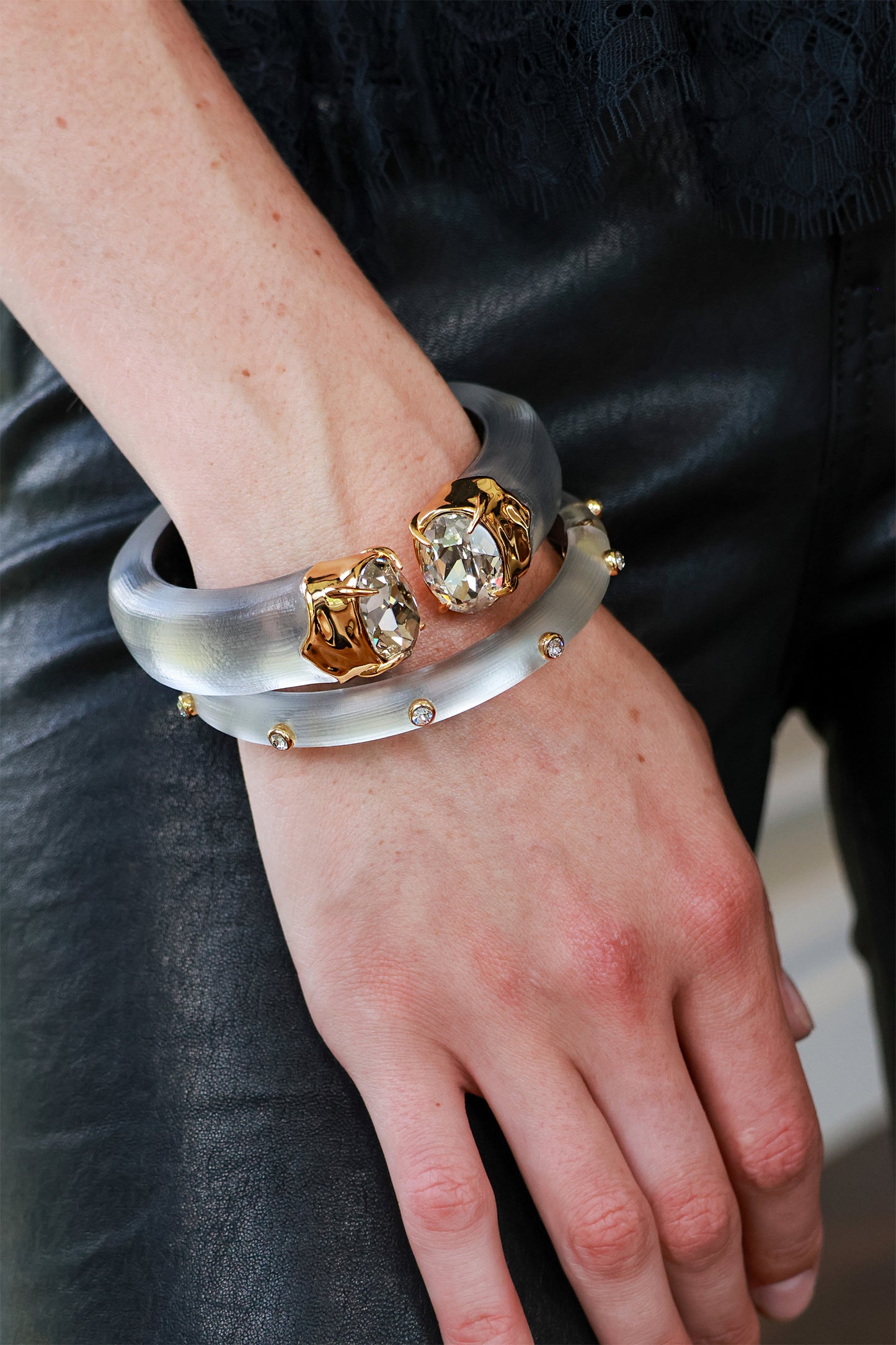 Bonbon Lucite Hinge Bracelet