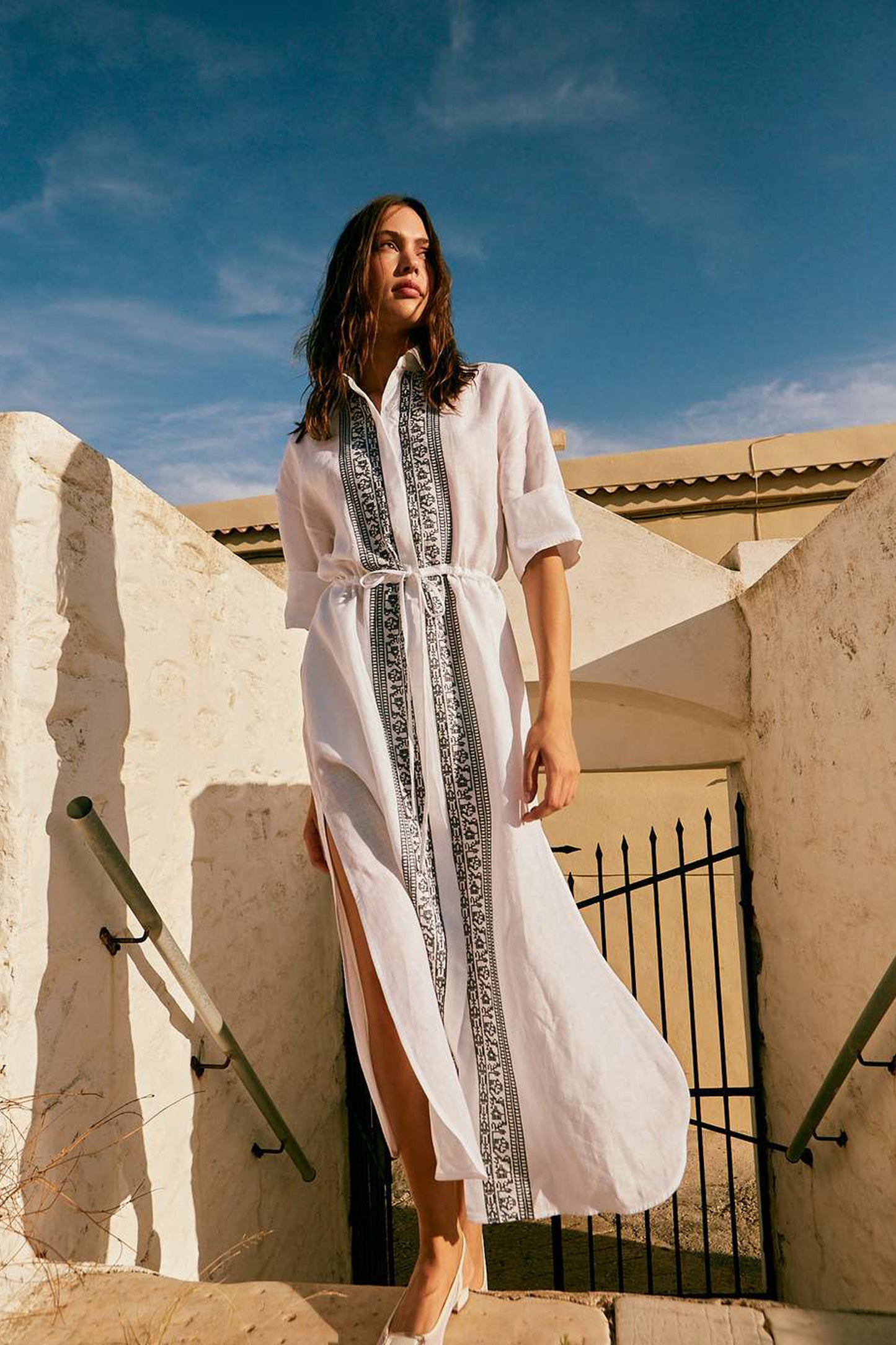 Nori Lace Midi Dress