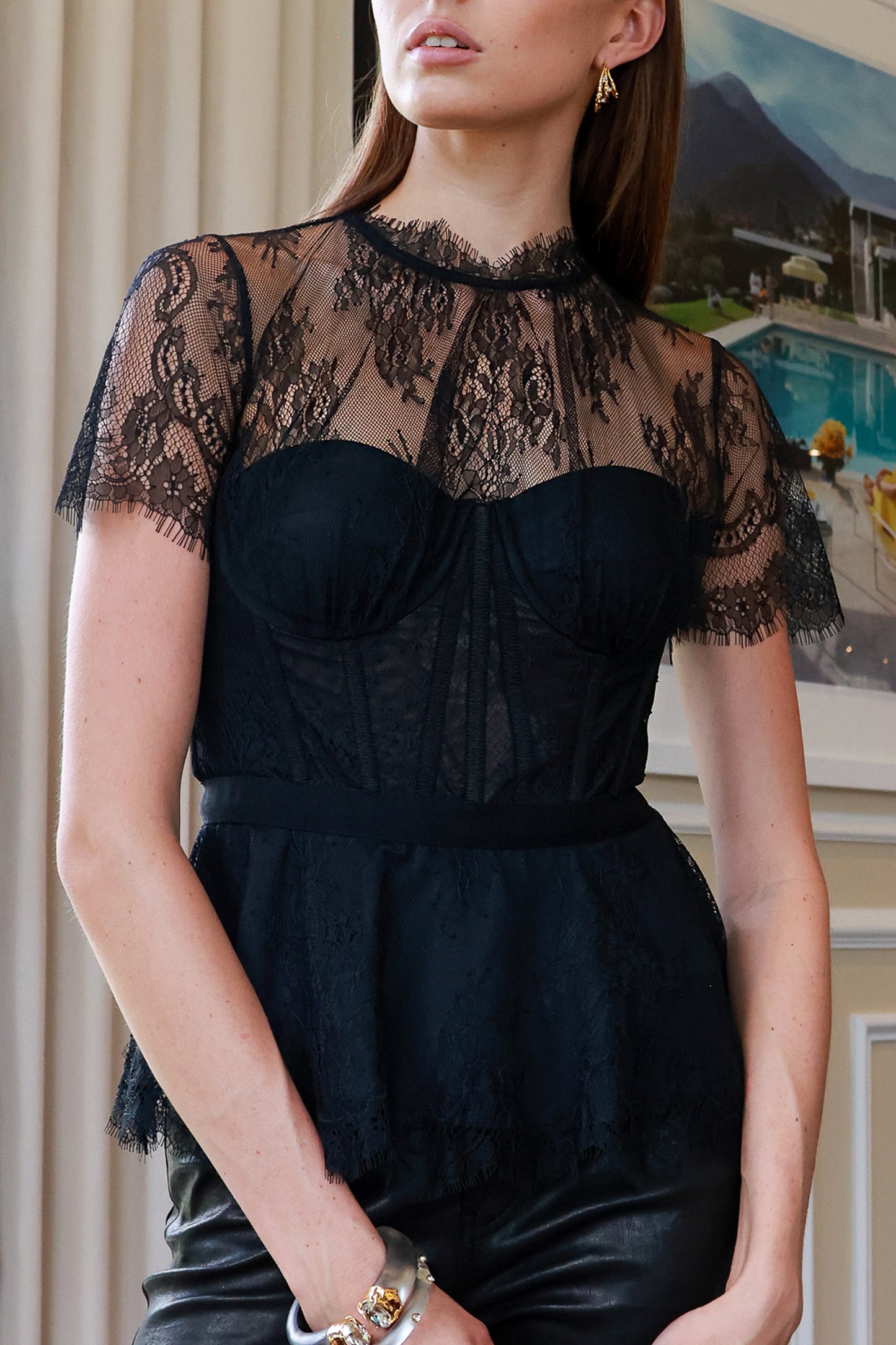 Kehlani Lace Bustier Top
