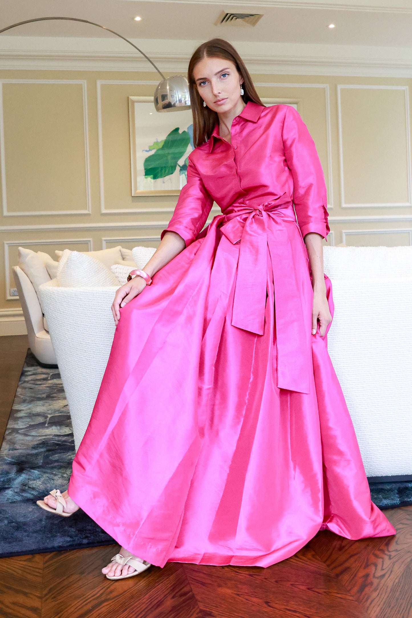 Julip S/S Belted Gown