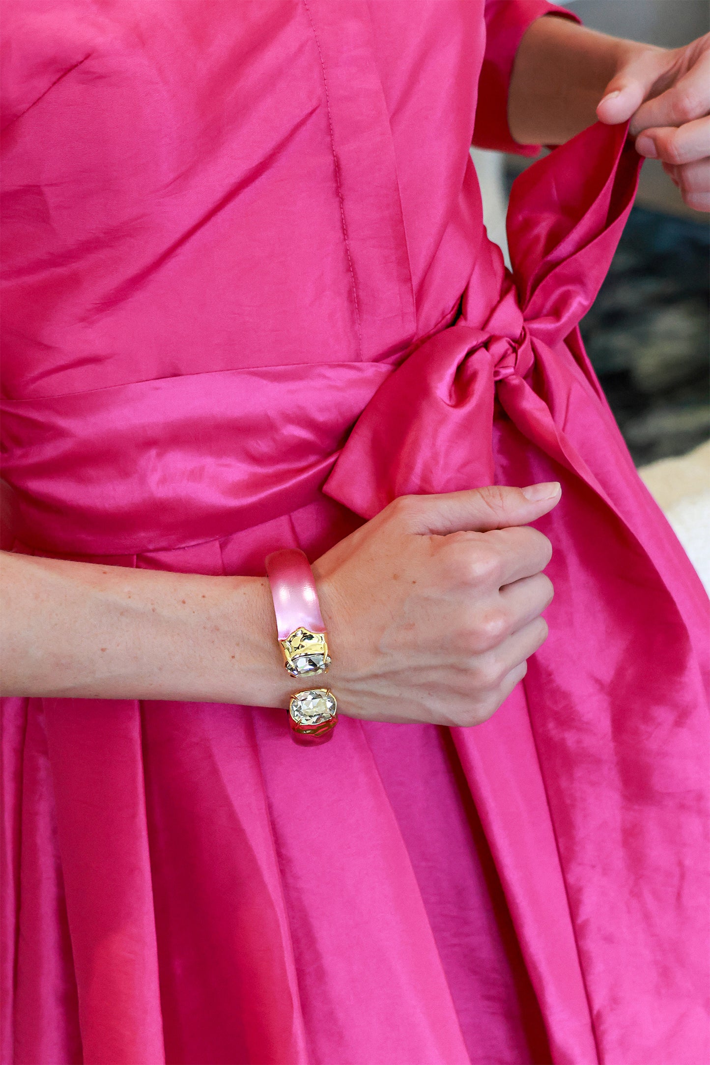 Julip S/S Belted Gown
