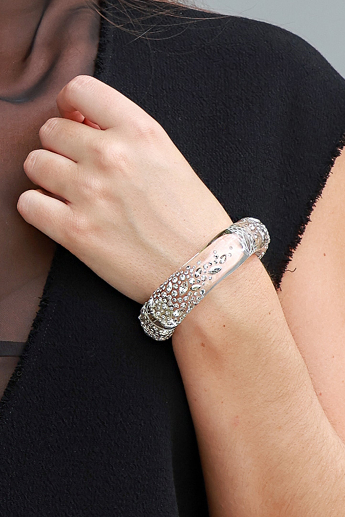 Confetti Crystal Hinge Bracelet