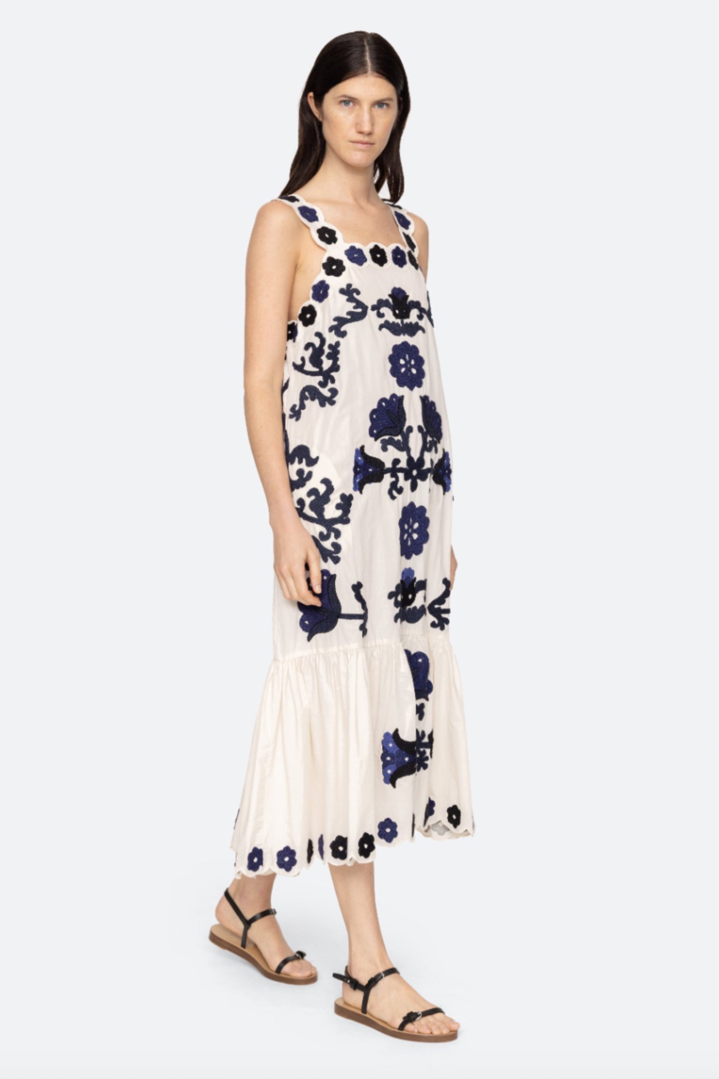 Catrine Applique Tank Dress