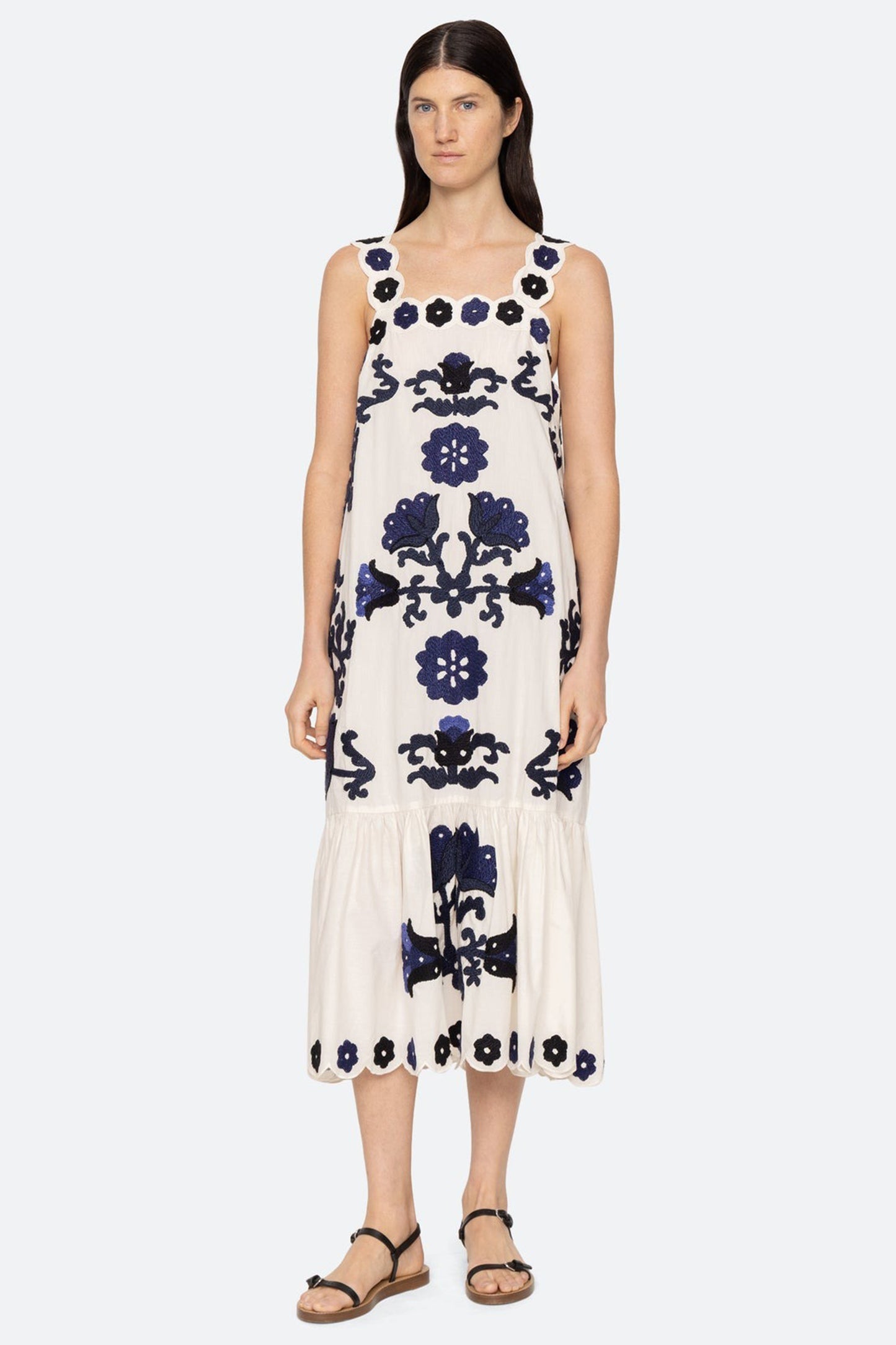 Catrine Applique Tank Dress