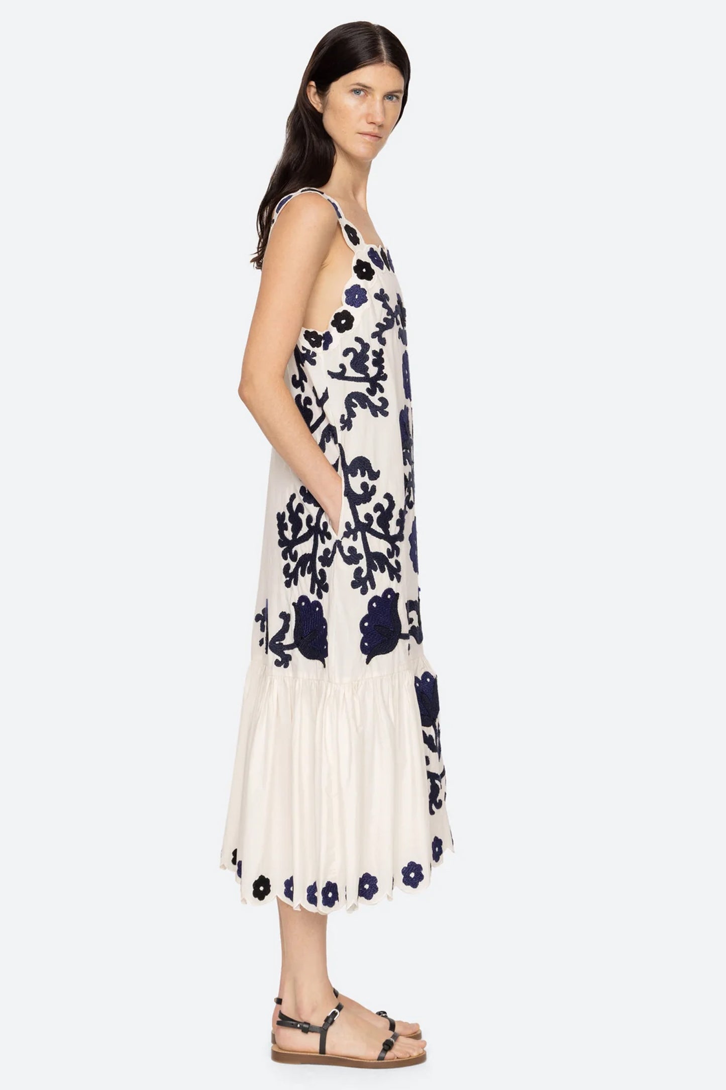 Catrine Applique Tank Dress