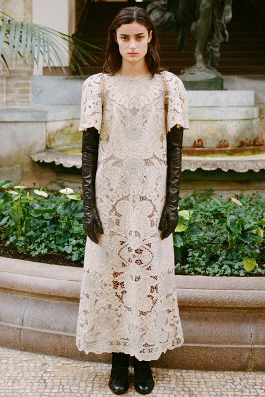 Ceci Embroidery Maxi Dress